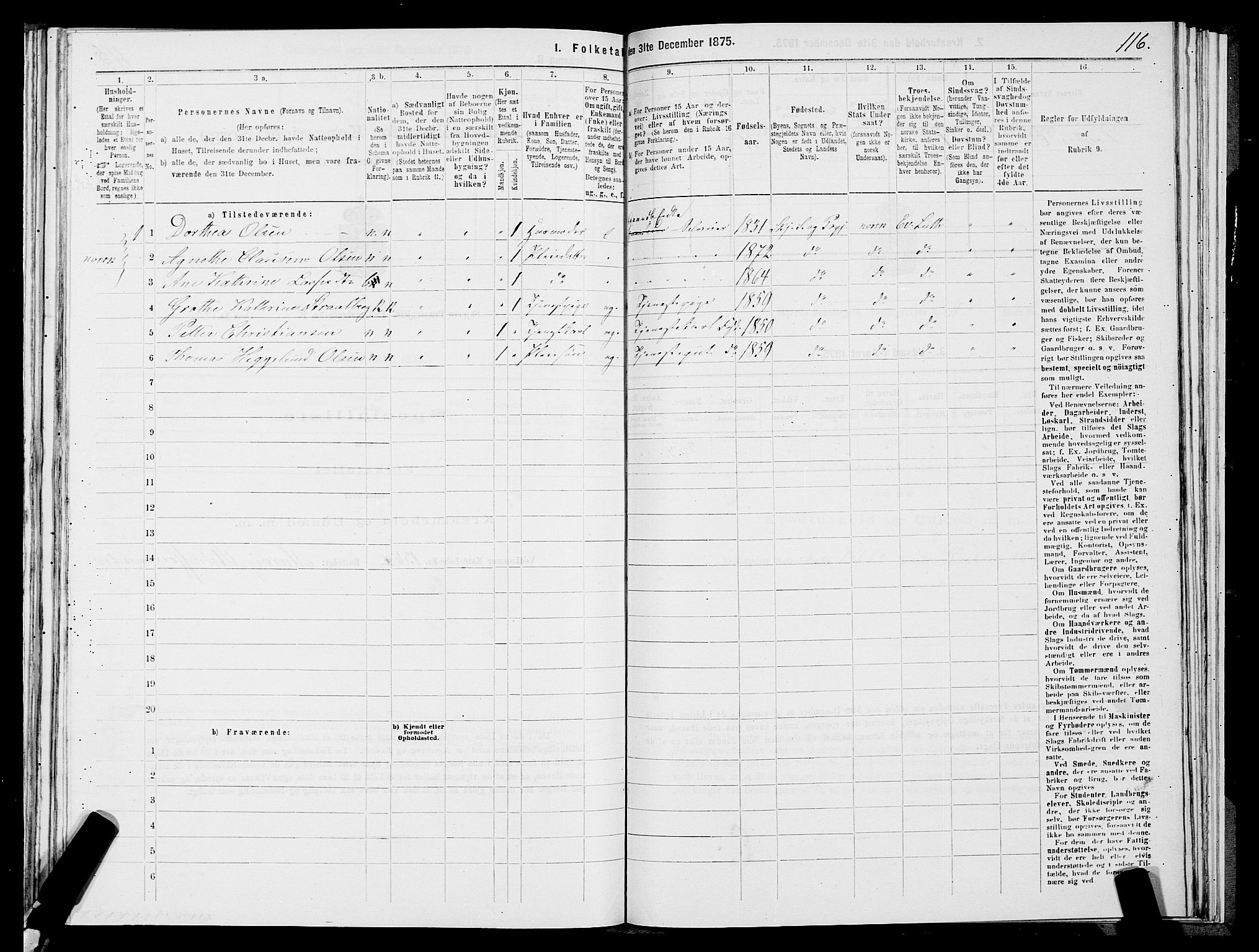 SATØ, Folketelling 1875 for 1941P Skjervøy prestegjeld, 1875, s. 3116