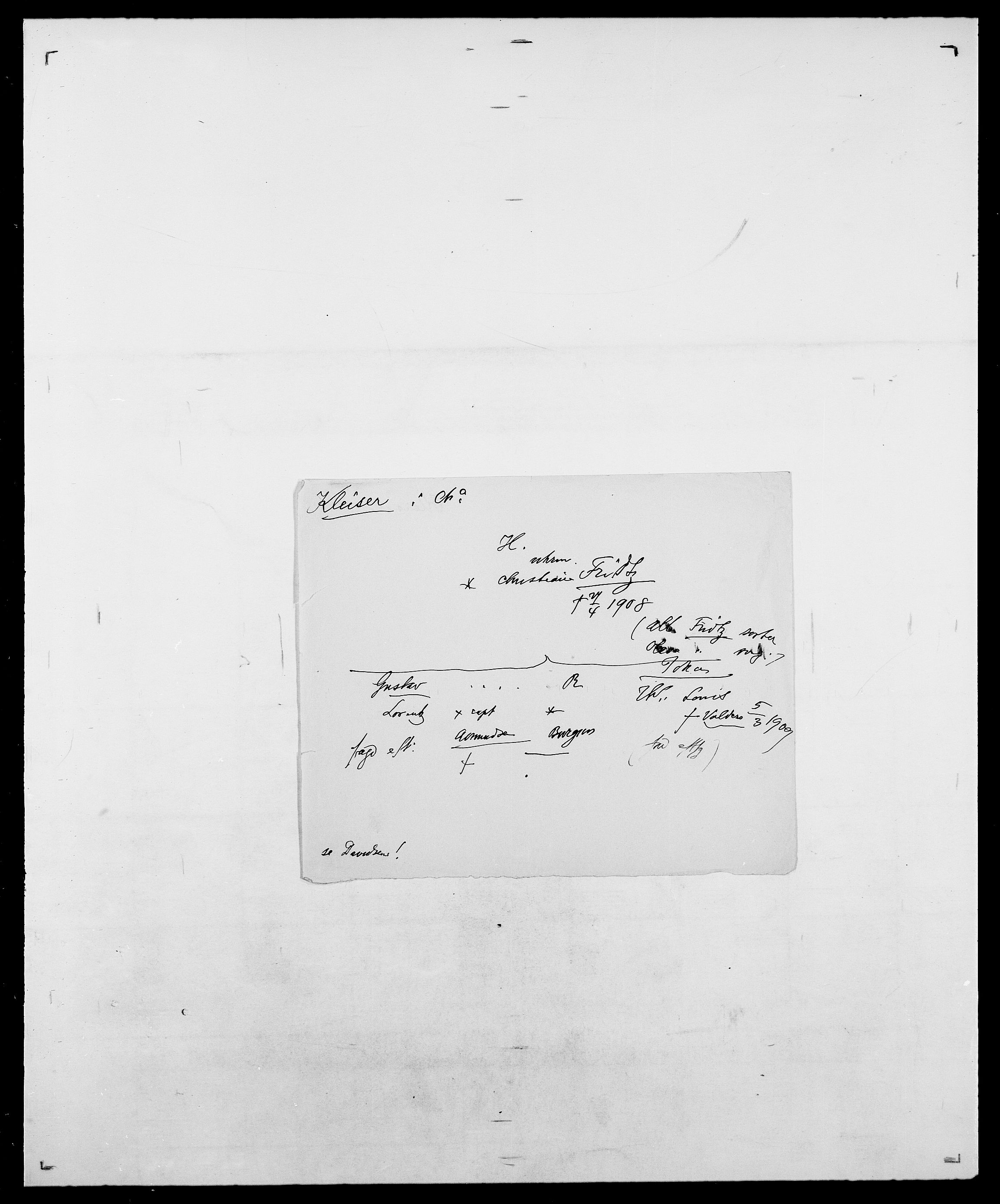 Delgobe, Charles Antoine - samling, AV/SAO-PAO-0038/D/Da/L0021: Klagenberg - Kristoft, s. 29