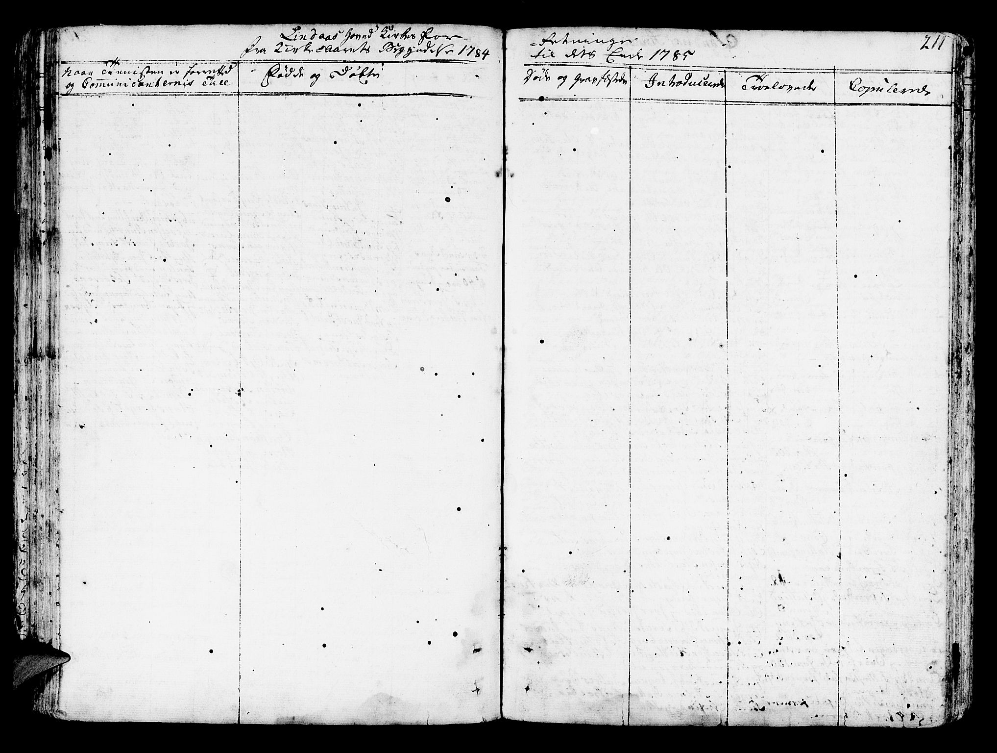 Lindås Sokneprestembete, SAB/A-76701/H/Haa: Ministerialbok nr. A 4, 1764-1791, s. 211