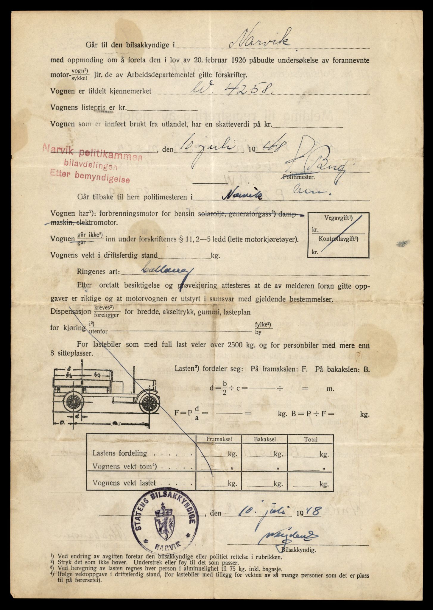 Møre og Romsdal vegkontor - Ålesund trafikkstasjon, SAT/A-4099/F/Fe/L0012: Registreringskort for kjøretøy T 1290 - T 1450, 1927-1998, s. 3093