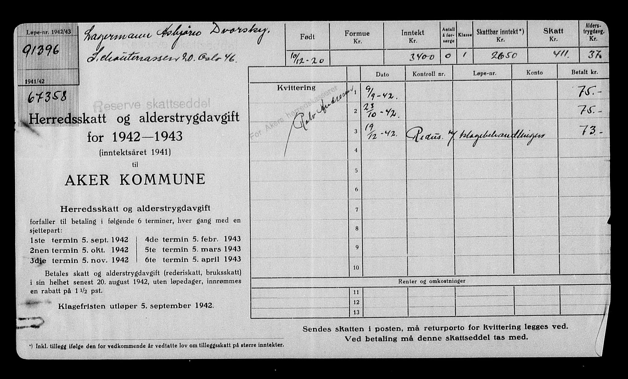 Justisdepartementet, Tilbakeføringskontoret for inndratte formuer, AV/RA-S-1564/H/Hc/Hcc/L0932: --, 1945-1947, s. 58