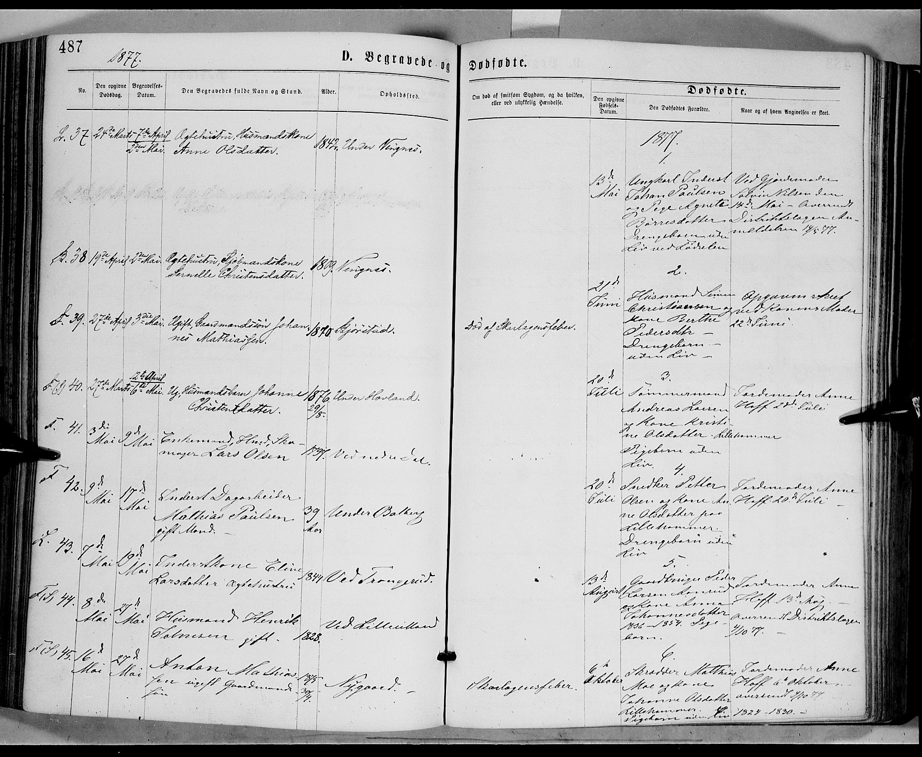 Fåberg prestekontor, AV/SAH-PREST-086/H/Ha/Haa/L0007: Ministerialbok nr. 7, 1868-1878, s. 487