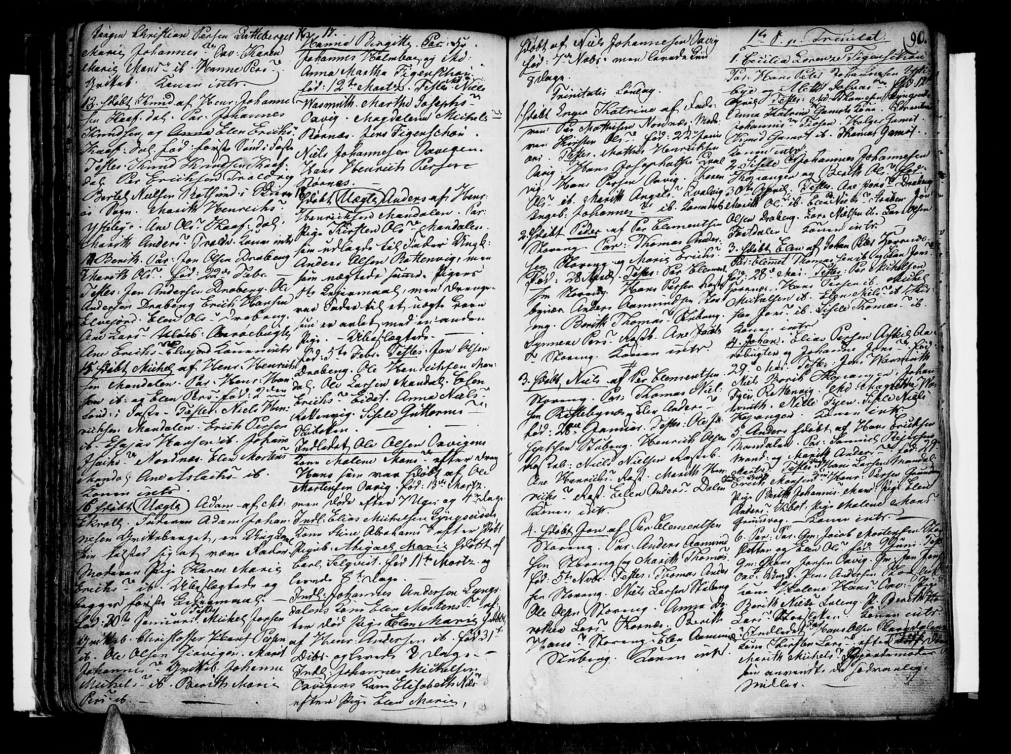 Lyngen sokneprestembete, AV/SATØ-S-1289/H/He/Hea/L0002kirke: Ministerialbok nr. 2, 1785-1840, s. 90