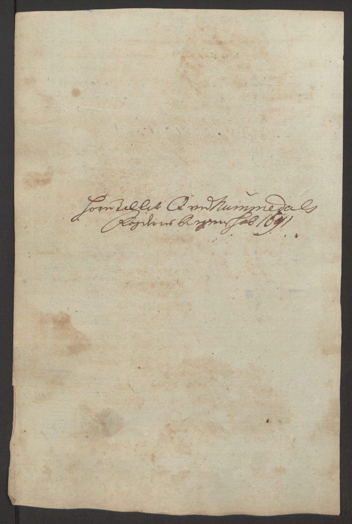 Rentekammeret inntil 1814, Reviderte regnskaper, Fogderegnskap, AV/RA-EA-4092/R64/L4423: Fogderegnskap Namdal, 1690-1691, s. 318