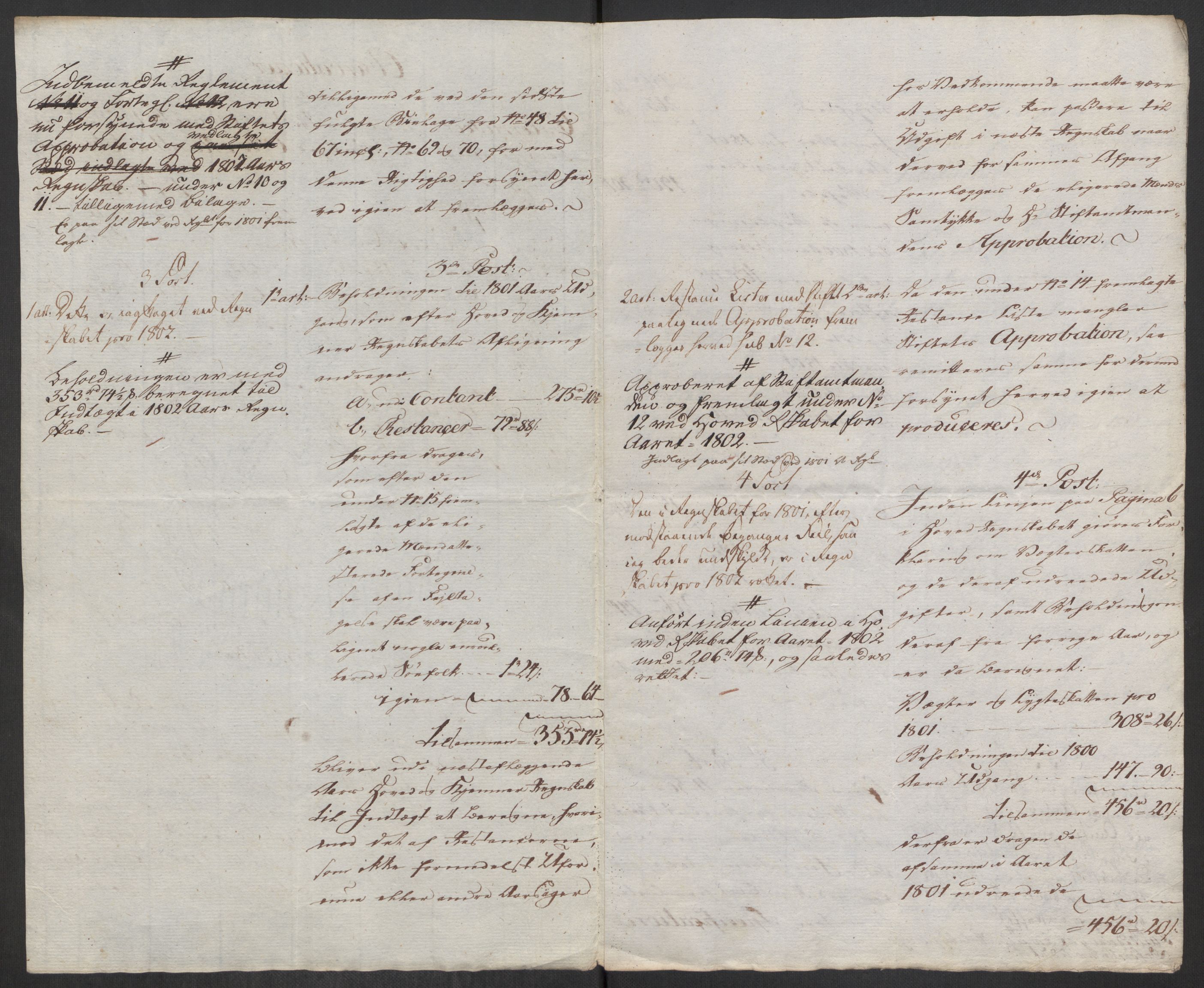 Danske Kanselli 1800-1814, AV/RA-EA-3024/K/Kk/Kka/Kkac/L0236: Kjøpstadregnskap Øster Risør, 1801-1804, s. 543