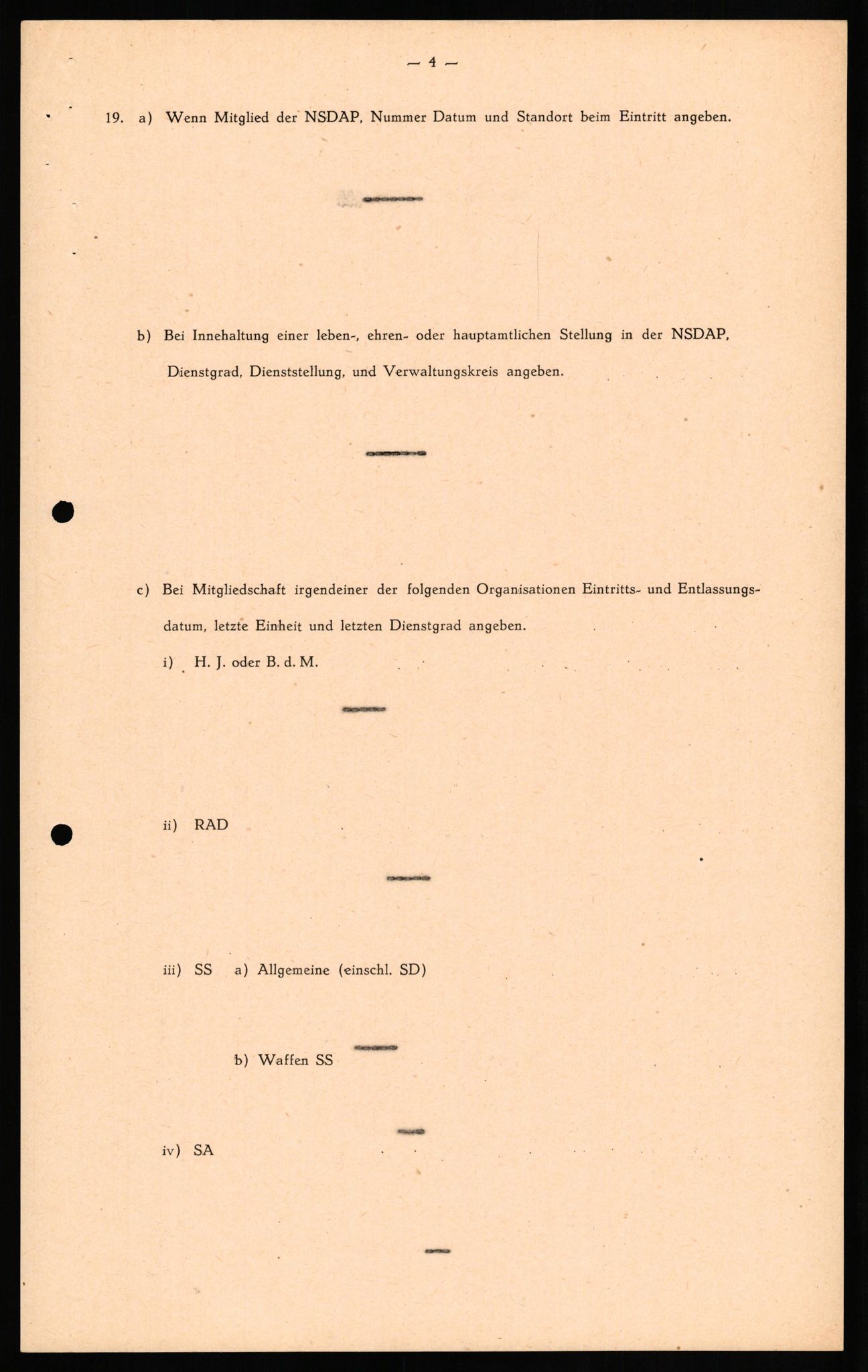 Forsvaret, Forsvarets overkommando II, RA/RAFA-3915/D/Db/L0019: CI Questionaires. Tyske okkupasjonsstyrker i Norge. Tyskere., 1945-1946, s. 381