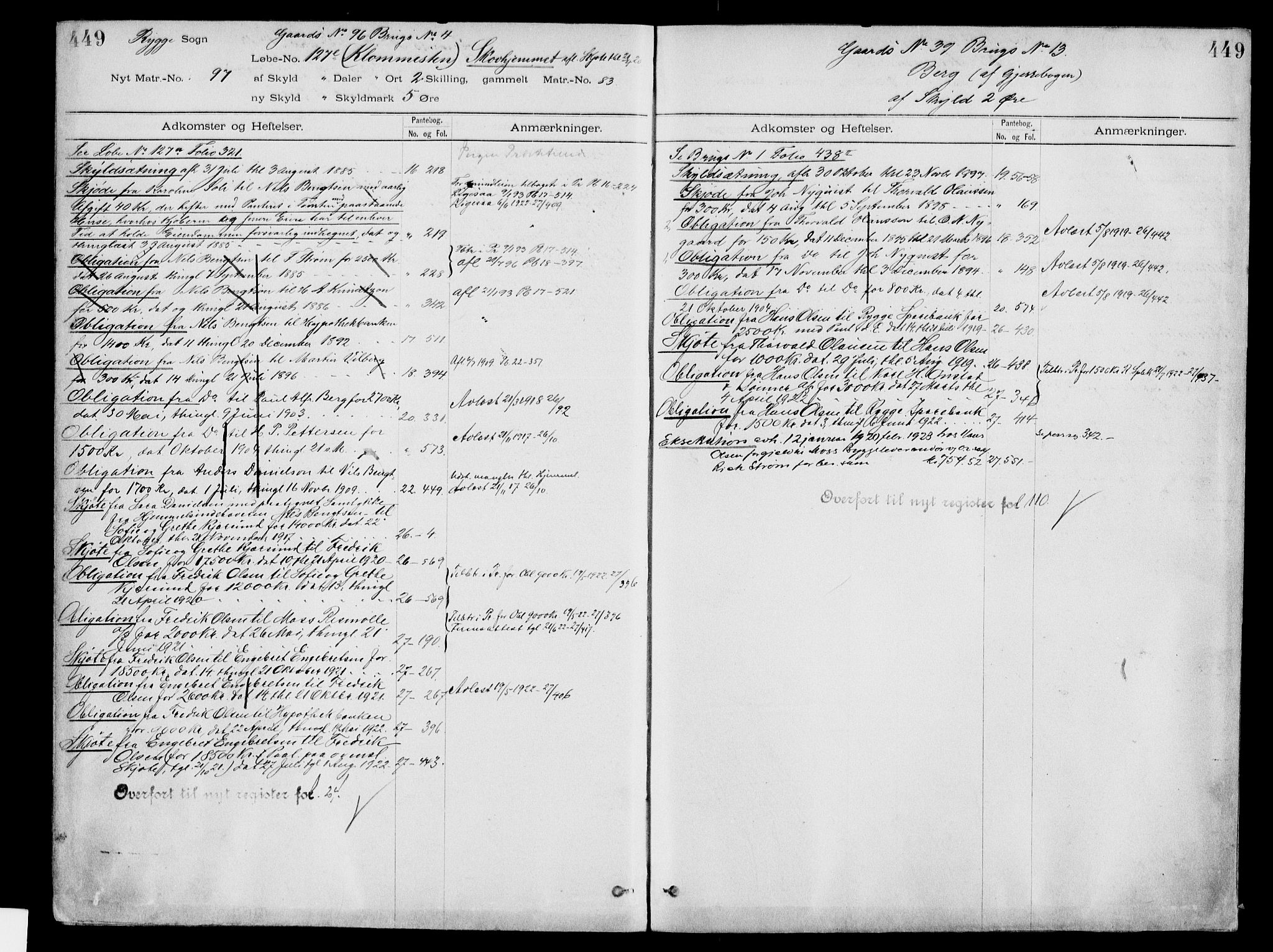 Moss sorenskriveri, SAO/A-10168: Panteregister nr. IV 3b, 1769-1926, s. 449