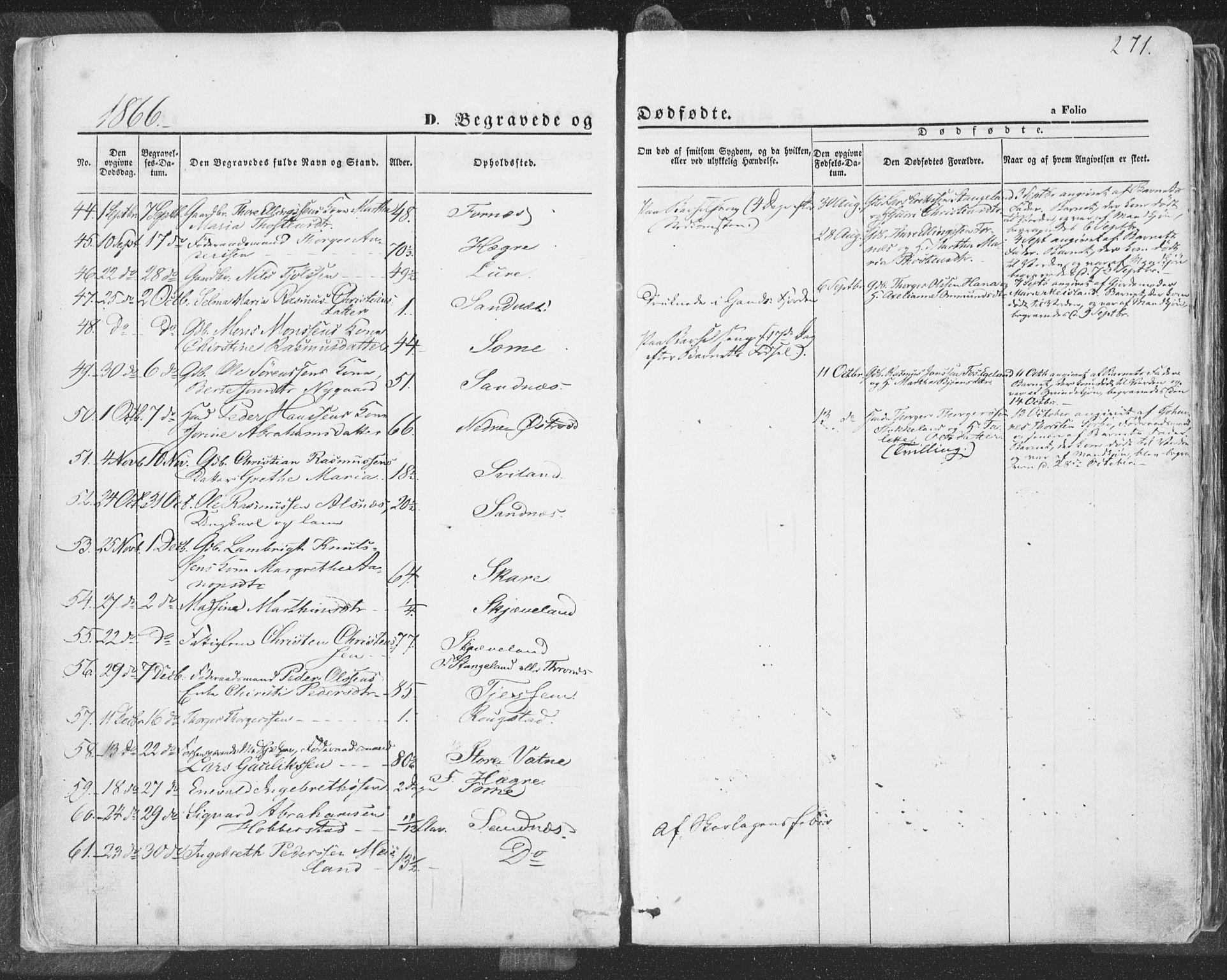 Høyland sokneprestkontor, AV/SAST-A-101799/001/30BA/L0009: Ministerialbok nr. A 9.2, 1857-1877, s. 271
