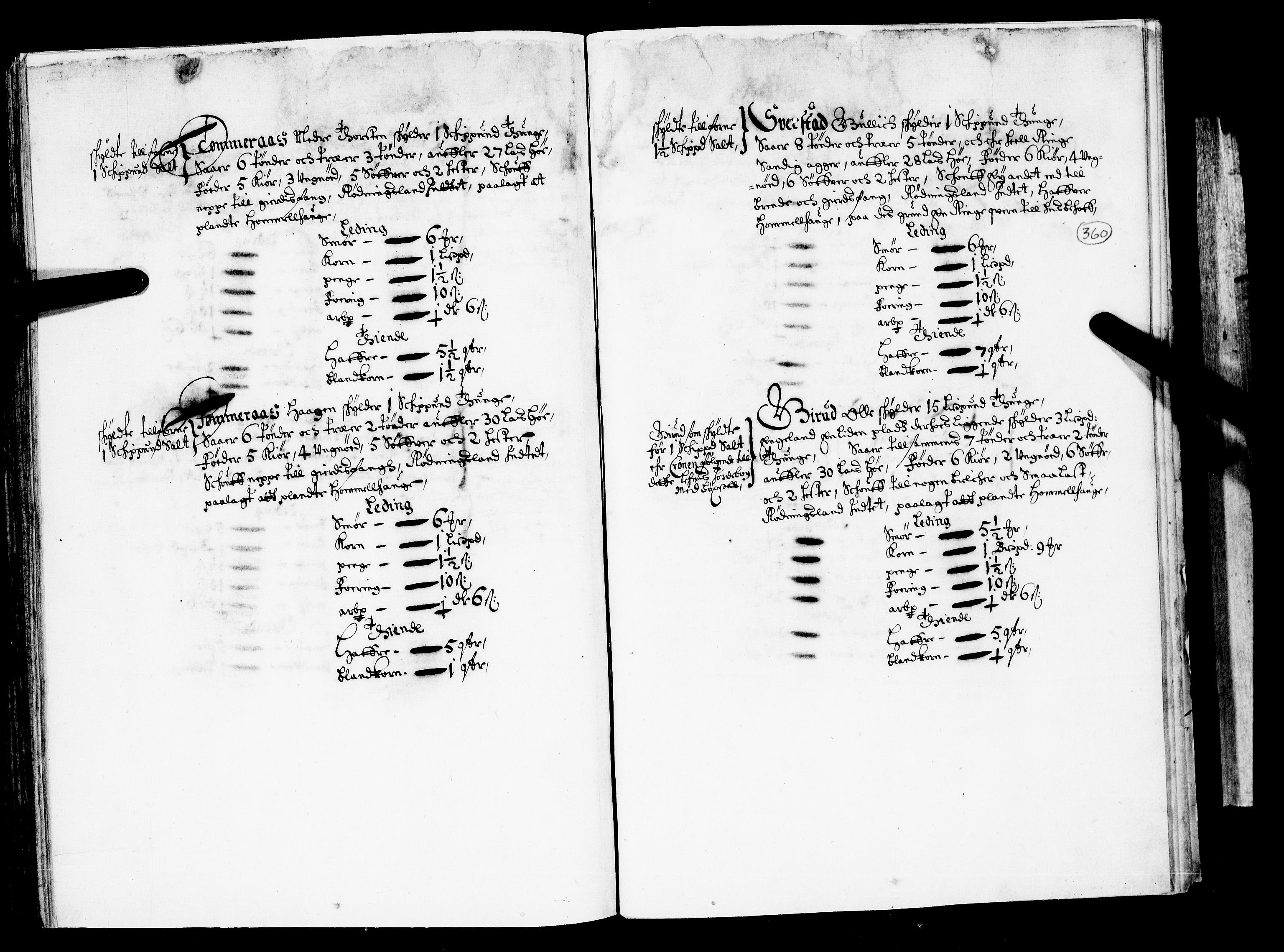 Rentekammeret inntil 1814, Realistisk ordnet avdeling, RA/EA-4070/N/Nb/Nba/L0020: Tønsberg len, 2. del, 1668, s. 359b-360a