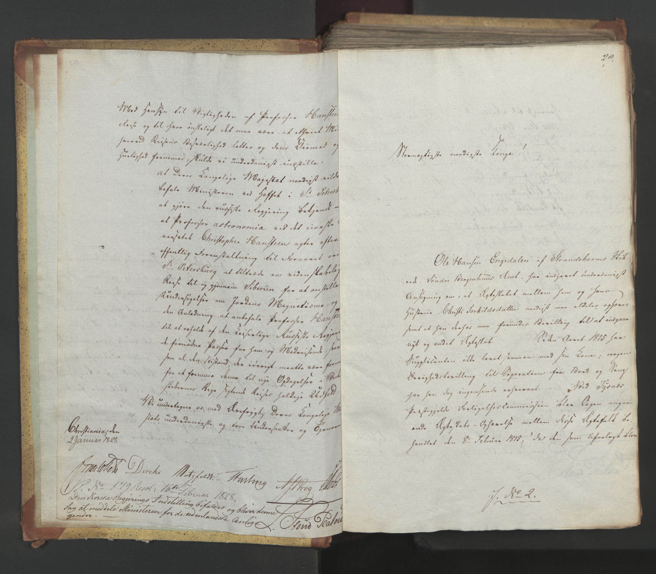 Statsrådsavdelingen i Stockholm, AV/RA-S-1003/D/Da/L0054: Regjeringsinnstillinger nr. 1-230, 1828, s. 4