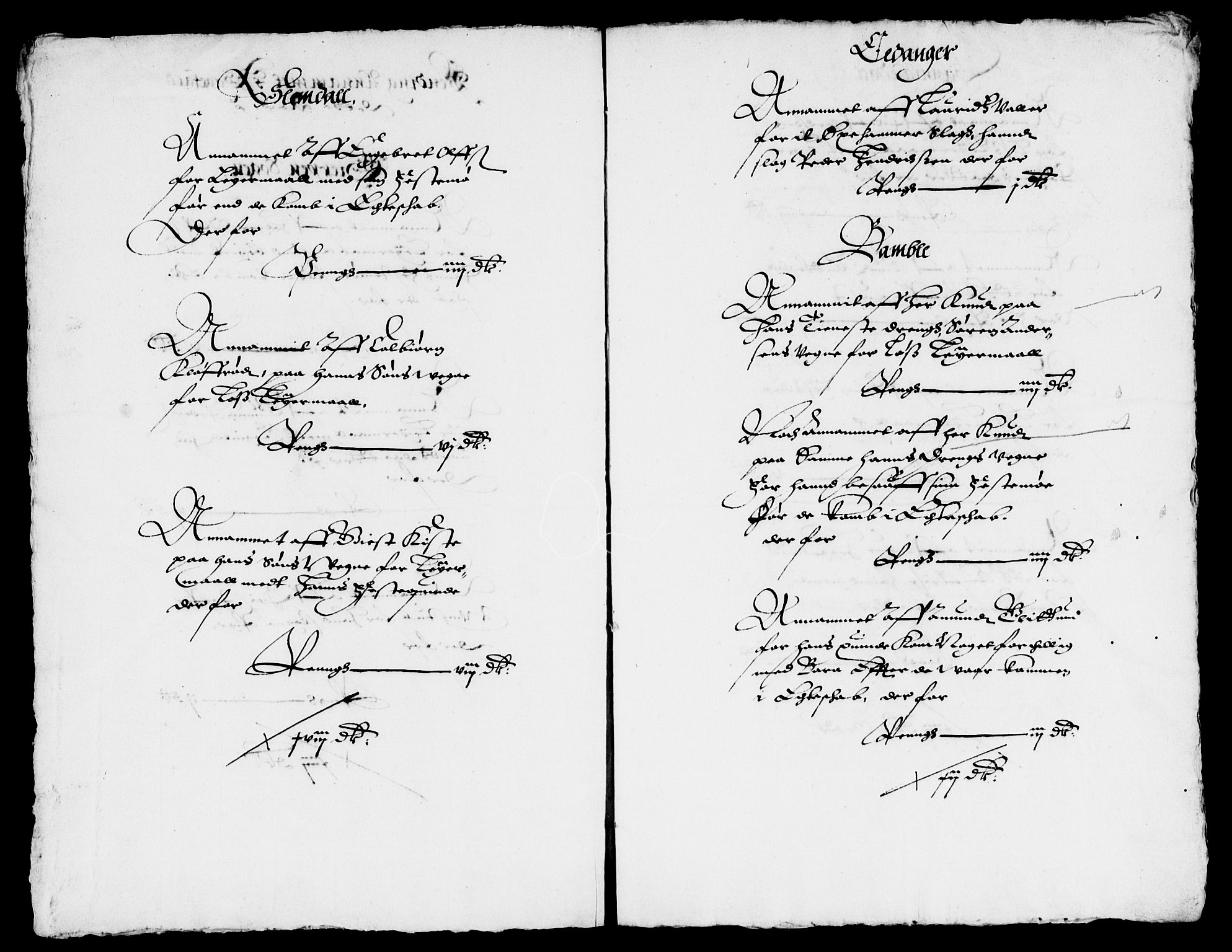 Rentekammeret inntil 1814, Reviderte regnskaper, Lensregnskaper, AV/RA-EA-5023/R/Rb/Rbp/L0016: Bratsberg len, 1632-1634