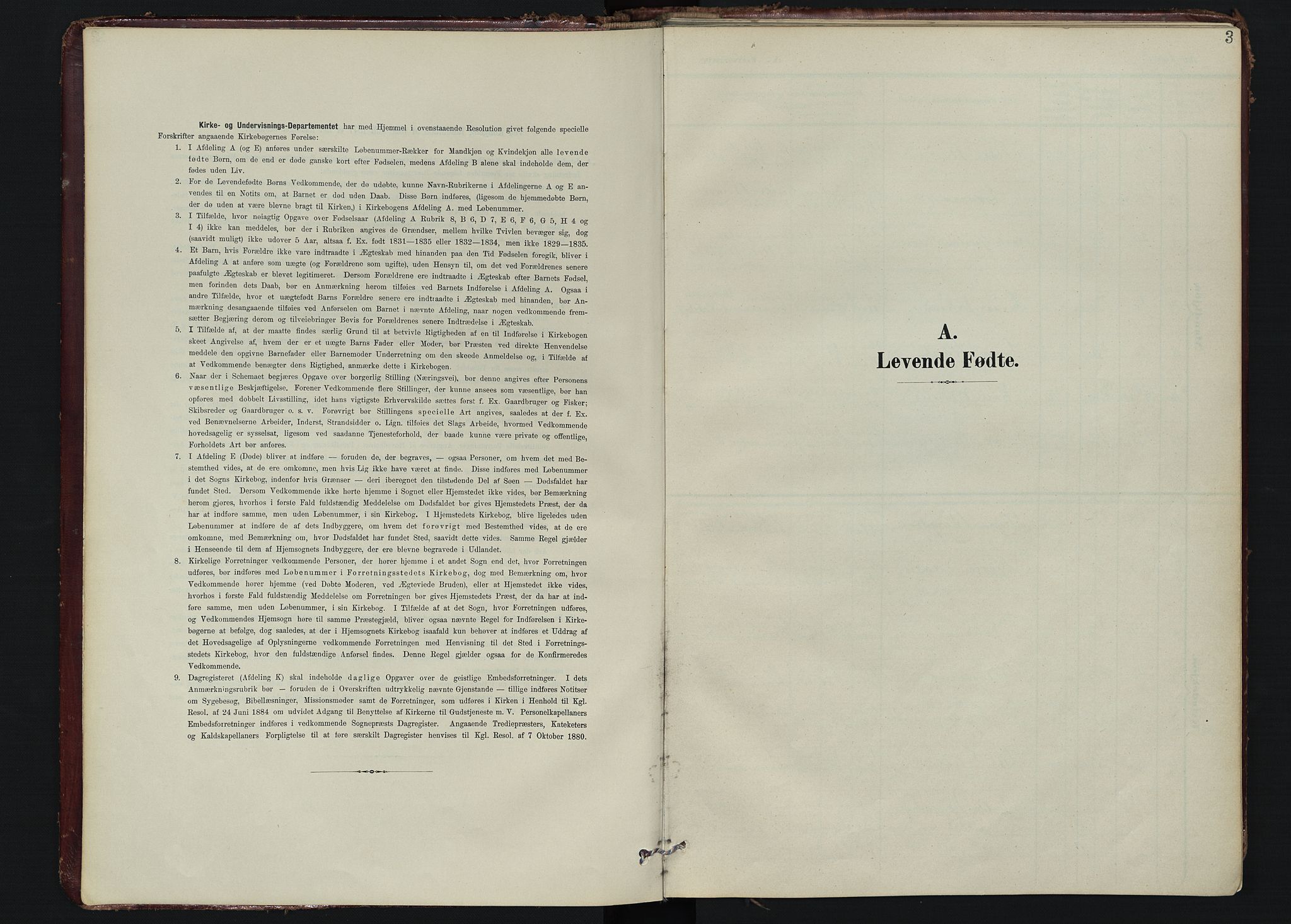 Spydeberg prestekontor Kirkebøker, AV/SAO-A-10924/F/Fa/L0009: Ministerialbok nr. I 9, 1900-1926, s. 3