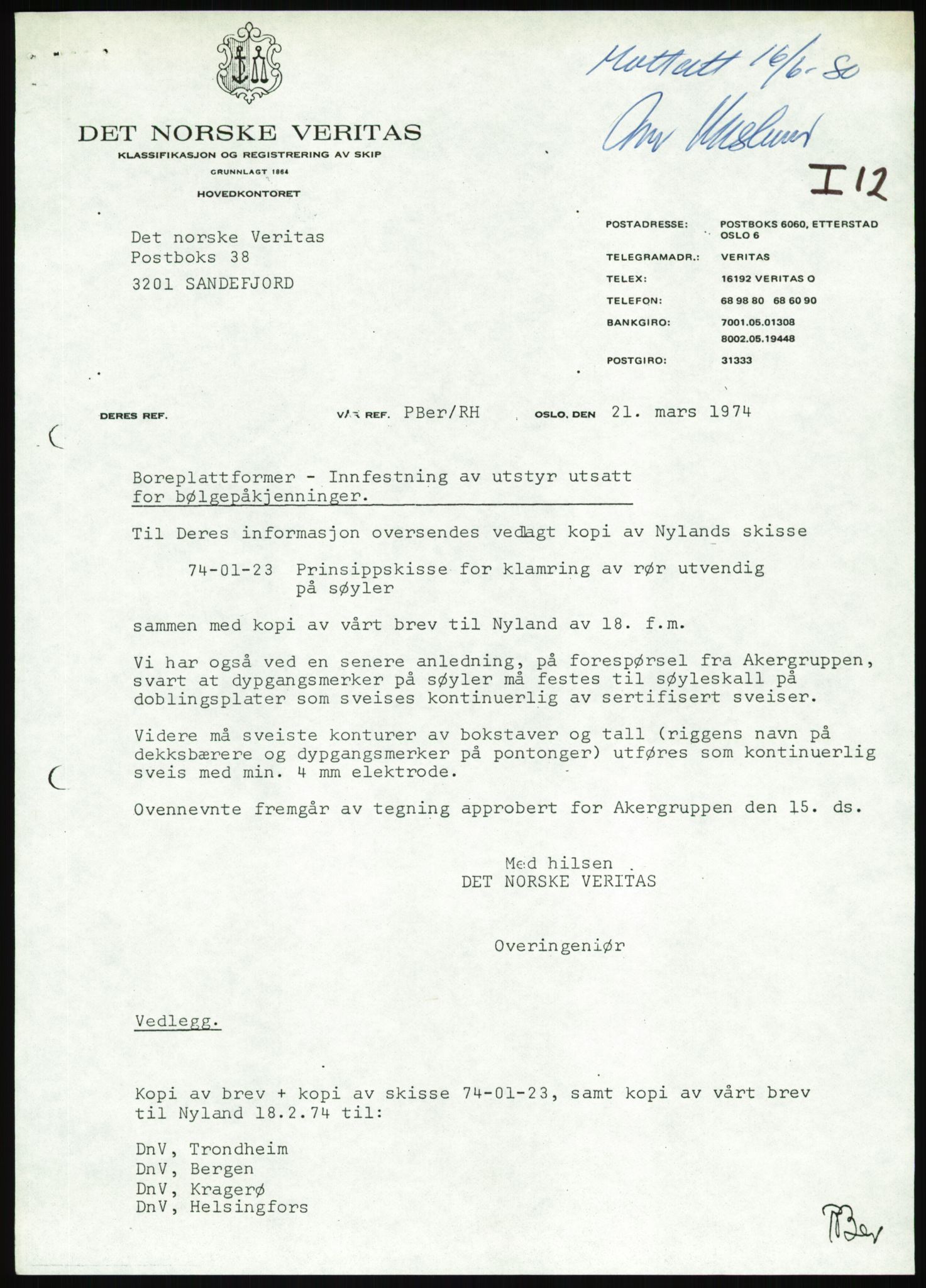 Justisdepartementet, Granskningskommisjonen ved Alexander Kielland-ulykken 27.3.1980, AV/RA-S-1165/D/L0025: I Det norske Veritas (Doku.liste + I6, I12, I18-I20, I29, I32-I33, I35, I37-I39, I42)/J Department of Energy (J11)/M Lloyds Register(M6, M8-M10)/T (T2-T3/ U Stabilitet (U1-U2)/V Forankring (V1-V3), 1980-1981, s. 17