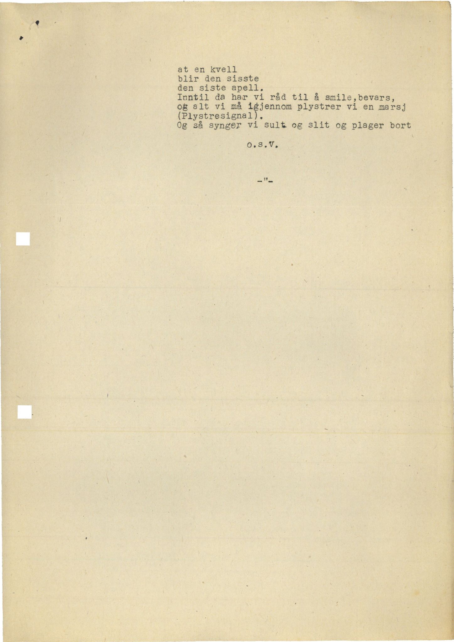 Otto Nielsen, TRKO/PA-1176/F/L0001/0119: Egne viser A-J / Grinimarsjen, 1943-1945