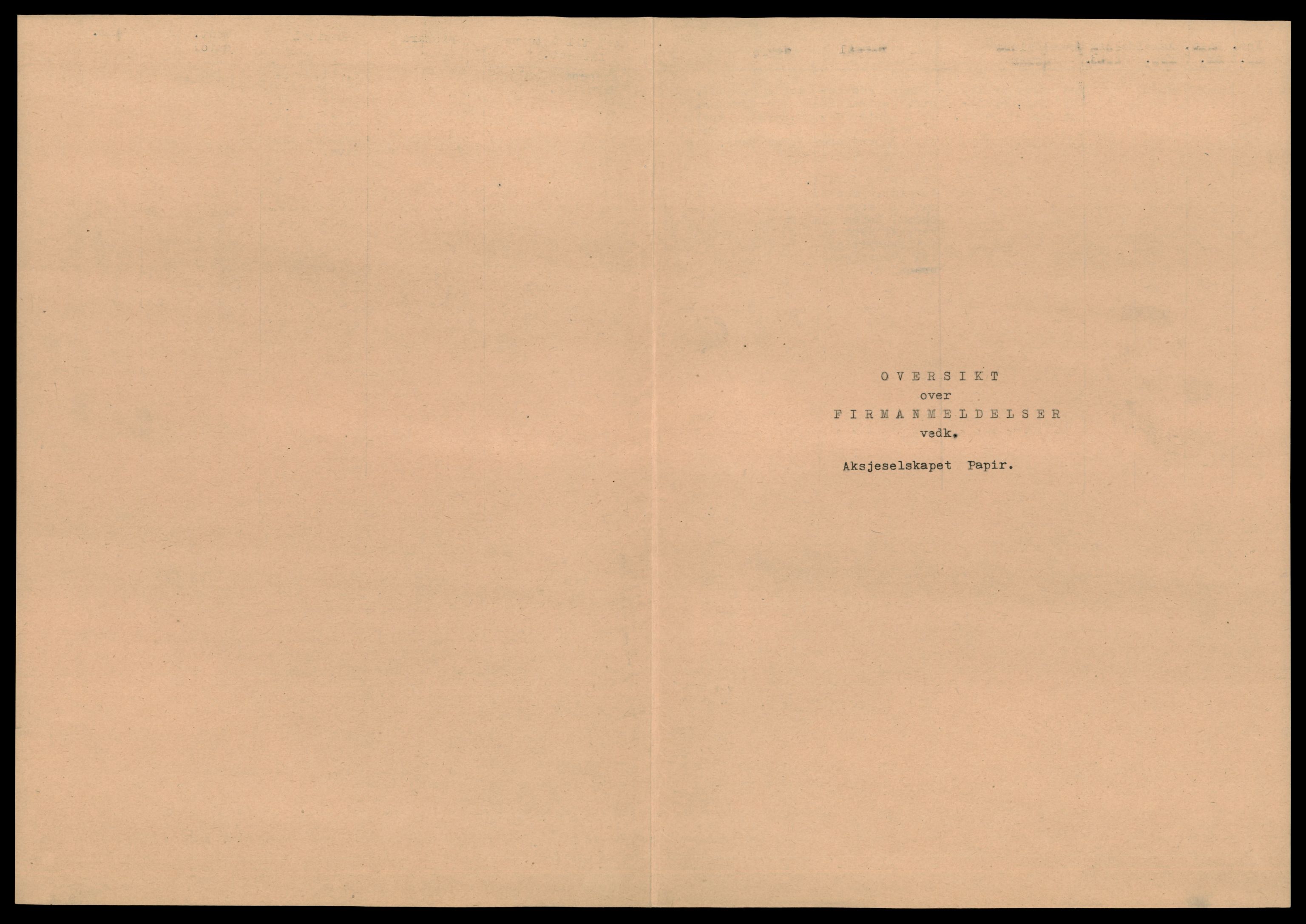 Trondheim byfogd, AV/SAT-A-0003/2/J/Jd/Jdb/L0001: Aksjeselskap, A-B, 1960-1964, s. 1