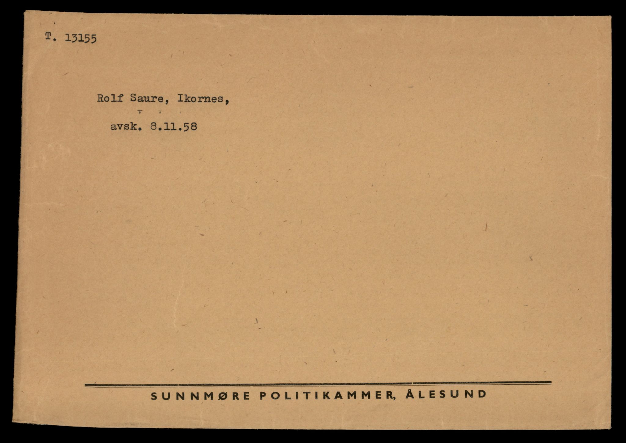 Møre og Romsdal vegkontor - Ålesund trafikkstasjon, AV/SAT-A-4099/F/Fe/L0037: Registreringskort for kjøretøy T 13031 - T 13179, 1927-1998, s. 2411