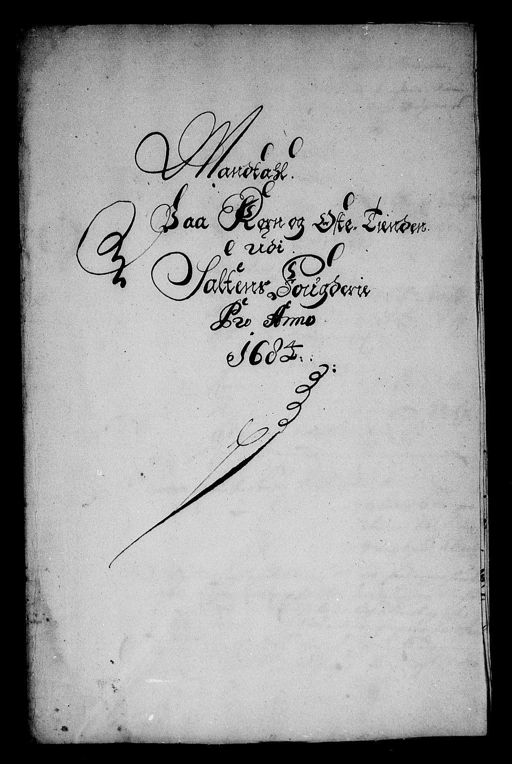 Rentekammeret inntil 1814, Reviderte regnskaper, Stiftamtstueregnskaper, Trondheim stiftamt og Nordland amt, AV/RA-EA-6044/R/Rg/L0077: Trondheim stiftamt og Nordland amt, 1684