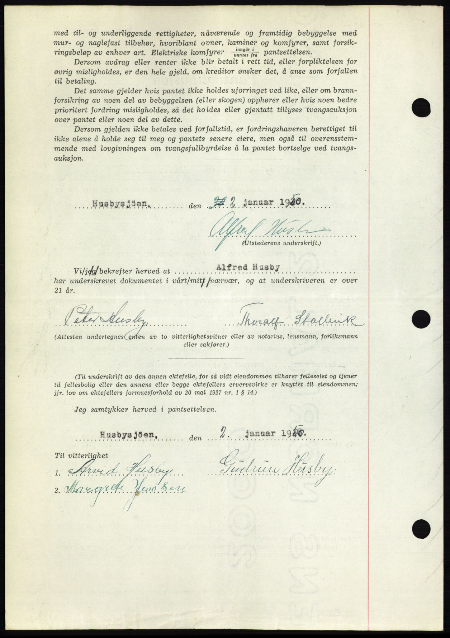 Fosen sorenskriveri, AV/SAT-A-1107/1/2/2C: Pantebok nr. B, 1948-1950, Dagboknr: 465/1950
