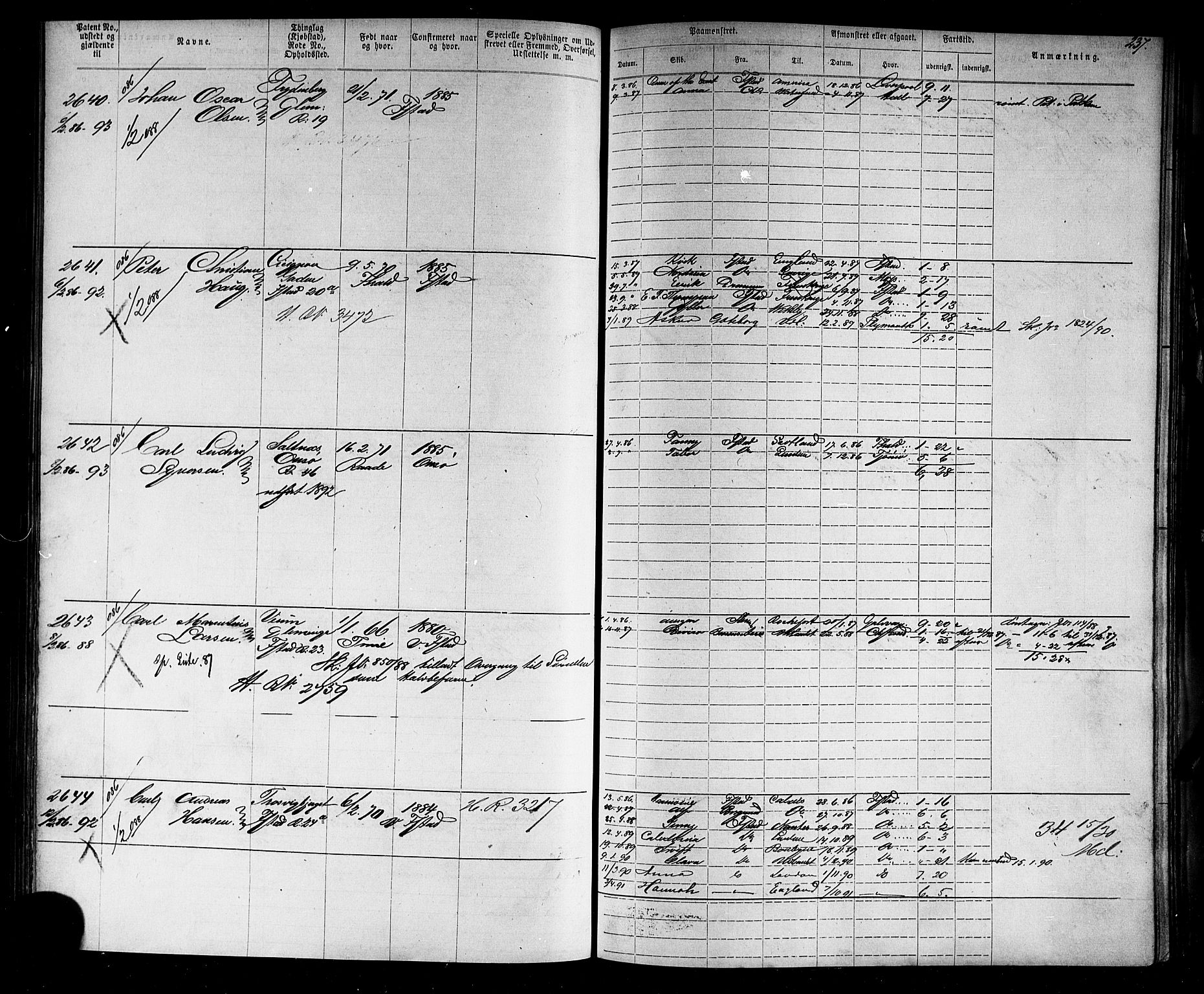 Fredrikstad mønstringskontor, AV/SAO-A-10569b/F/Fc/Fca/L0005: Annotasjonsrulle, 1884-1899, s. 244