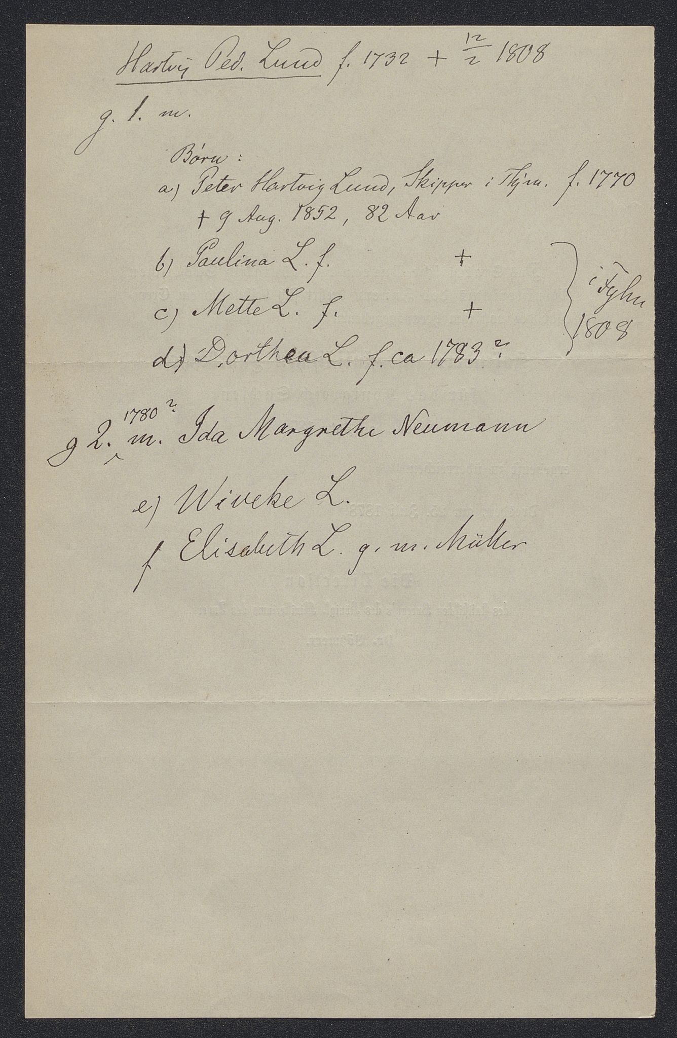 Tellefsen, Johan Christian, AV/RA-PA-0792/Fa/L0001: --, 1738-1856, s. 14