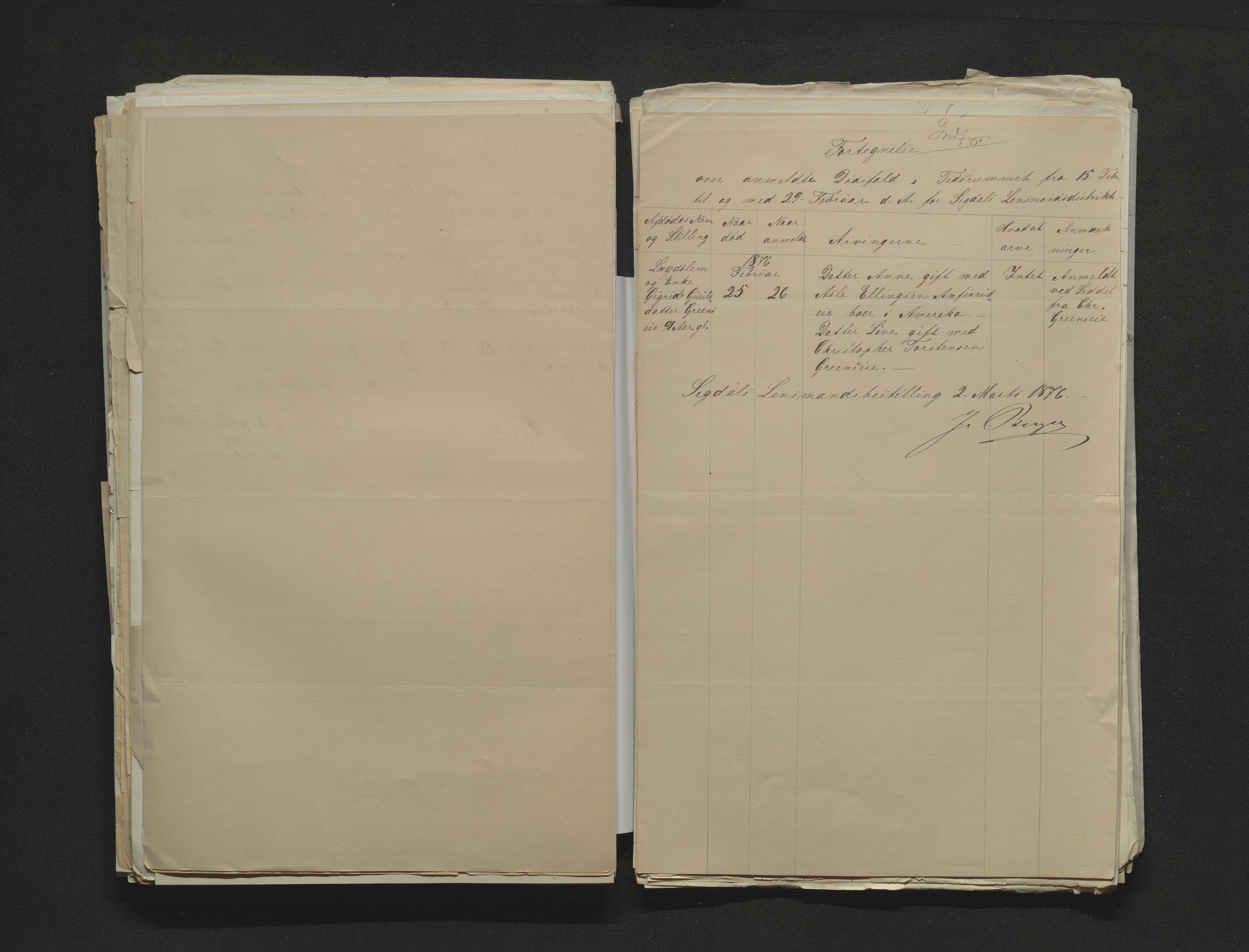 Eiker, Modum og Sigdal sorenskriveri, AV/SAKO-A-123/H/Ha/Hab/L0014: Dødsfallsmeldinger, 1874-1877, s. 471