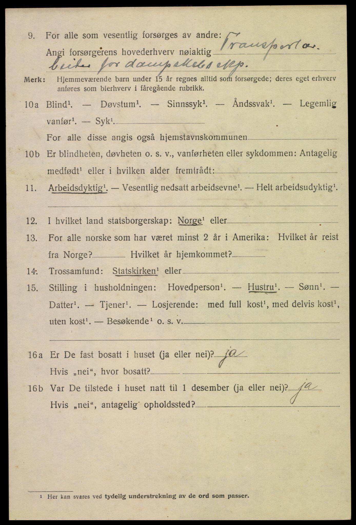 SAK, Folketelling 1920 for 1002 Mandal ladested, 1920, s. 4102
