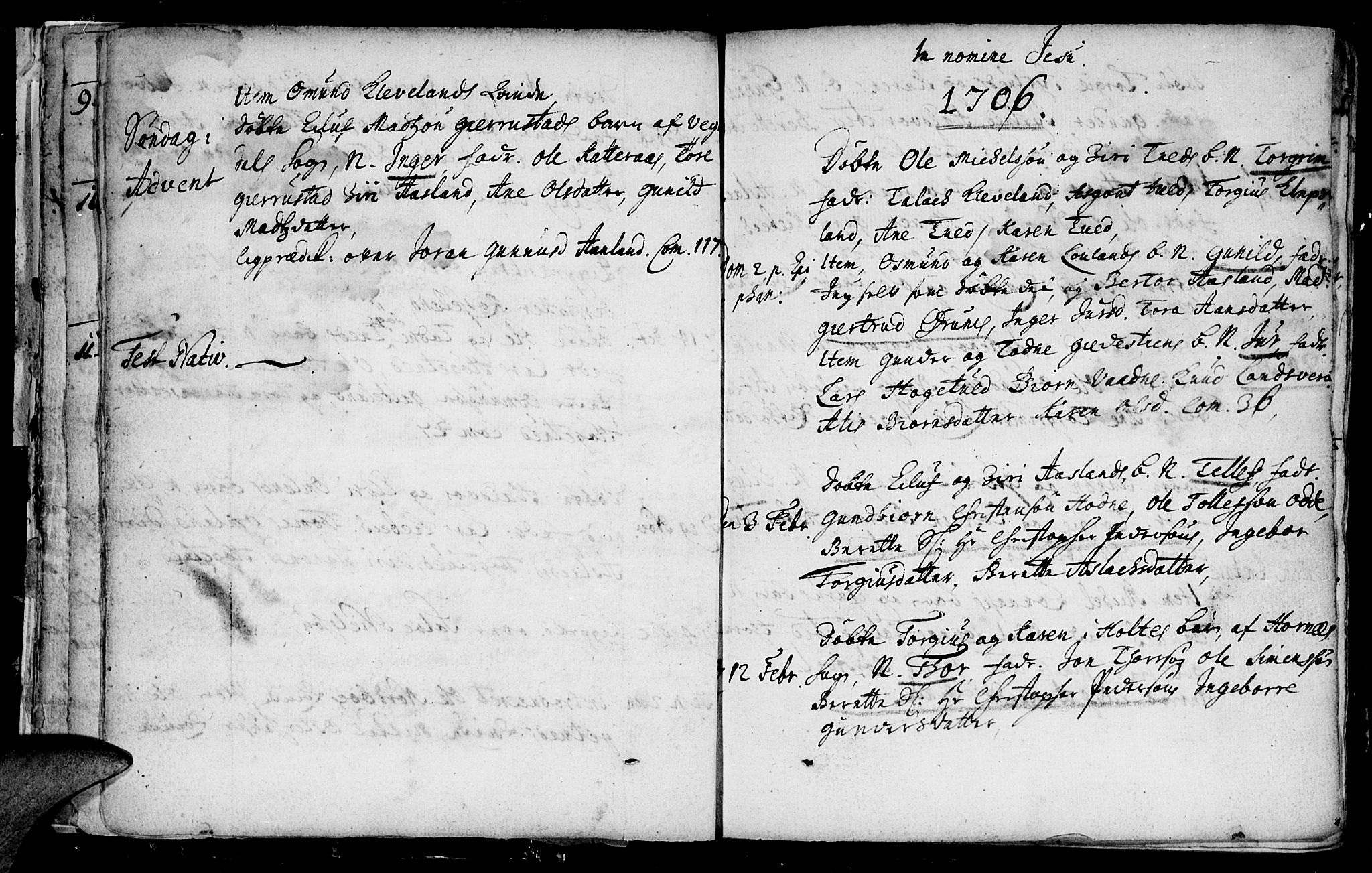 Evje sokneprestkontor, AV/SAK-1111-0008/F/Fa/Faa/L0001: Ministerialbok nr. A 1, 1705-1760, s. 8