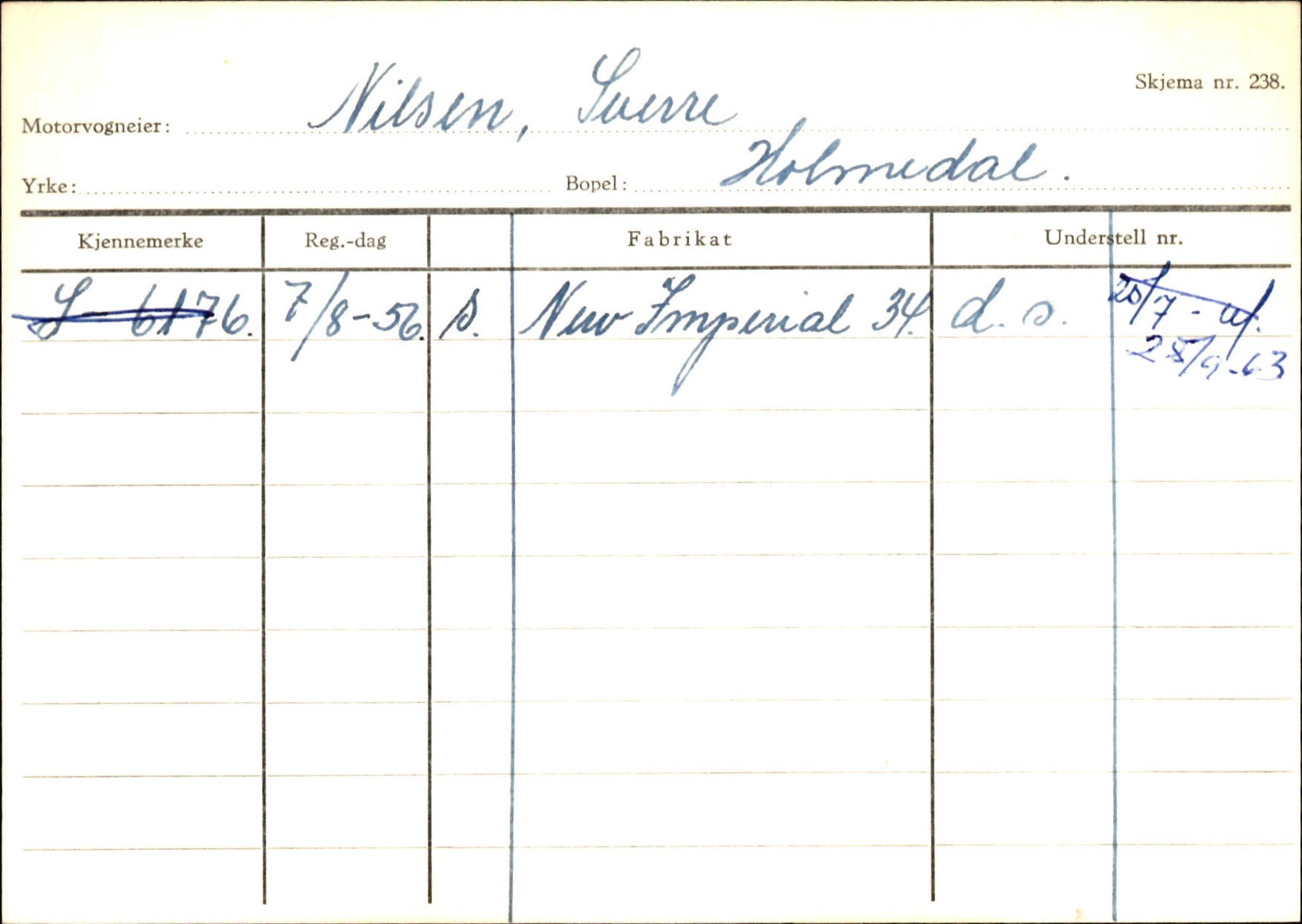 Statens vegvesen, Sogn og Fjordane vegkontor, AV/SAB-A-5301/4/F/L0125: Eigarregister Sogndal V-Å. Aurland A-Å. Fjaler A-N, 1945-1975, s. 2653