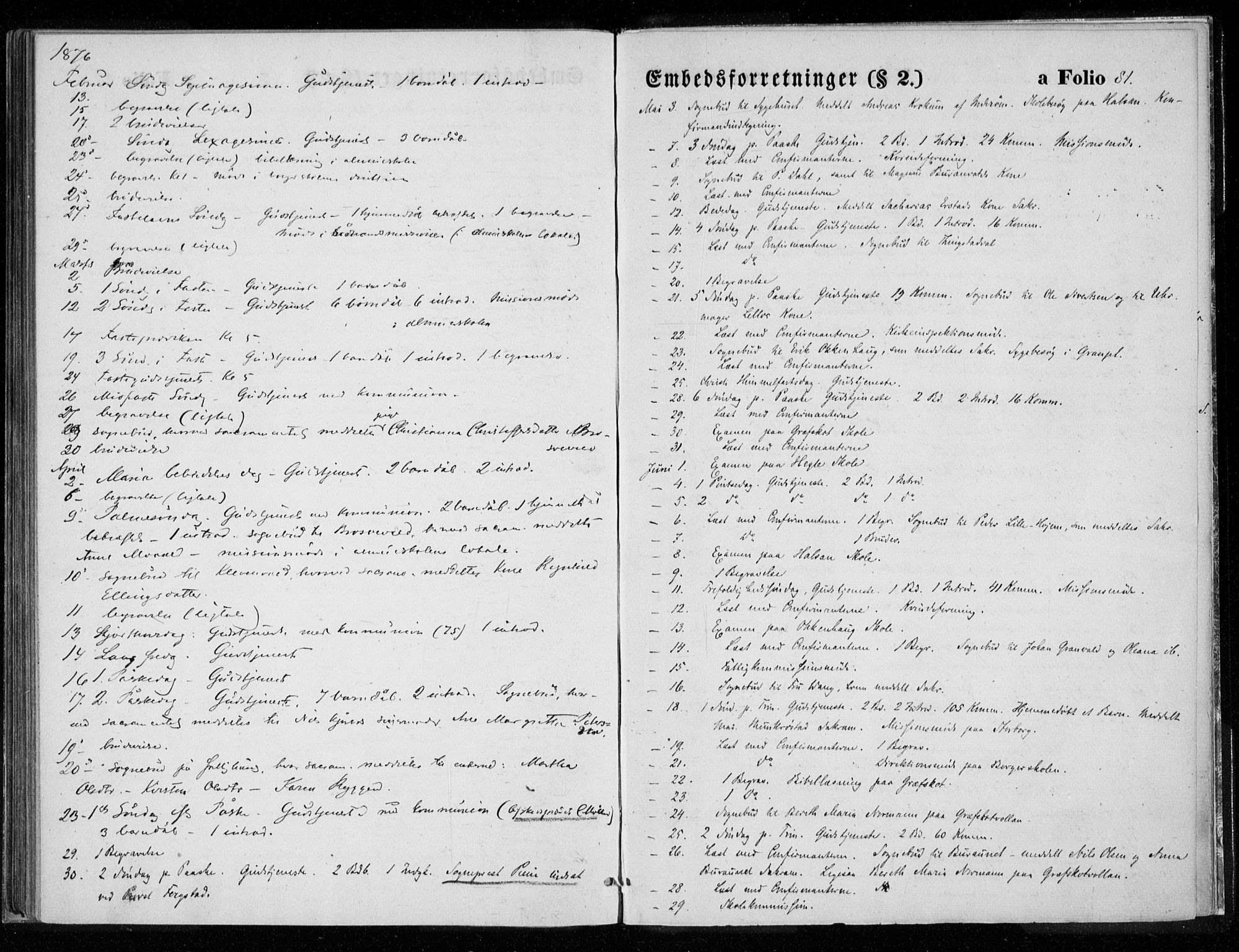 Ministerialprotokoller, klokkerbøker og fødselsregistre - Nord-Trøndelag, SAT/A-1458/720/L0187: Ministerialbok nr. 720A04 /1, 1875-1879, s. 81