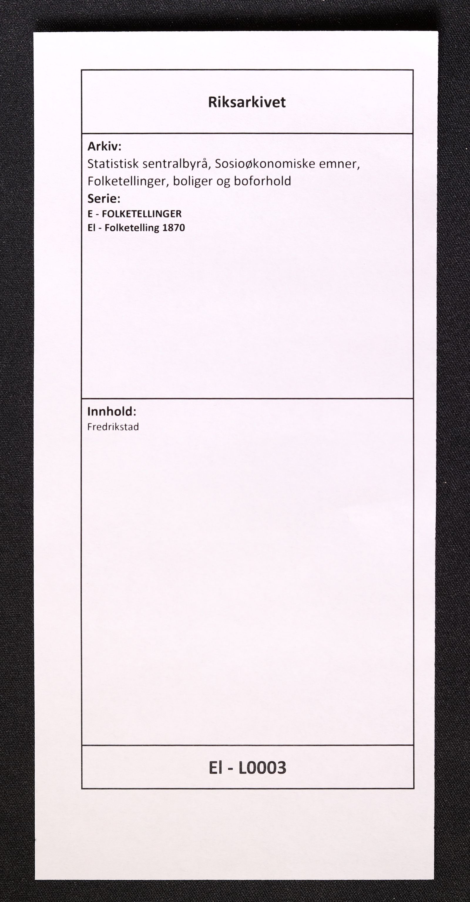 RA, Folketelling 1870 for 0103 Fredrikstad kjøpstad, 1870, s. 2