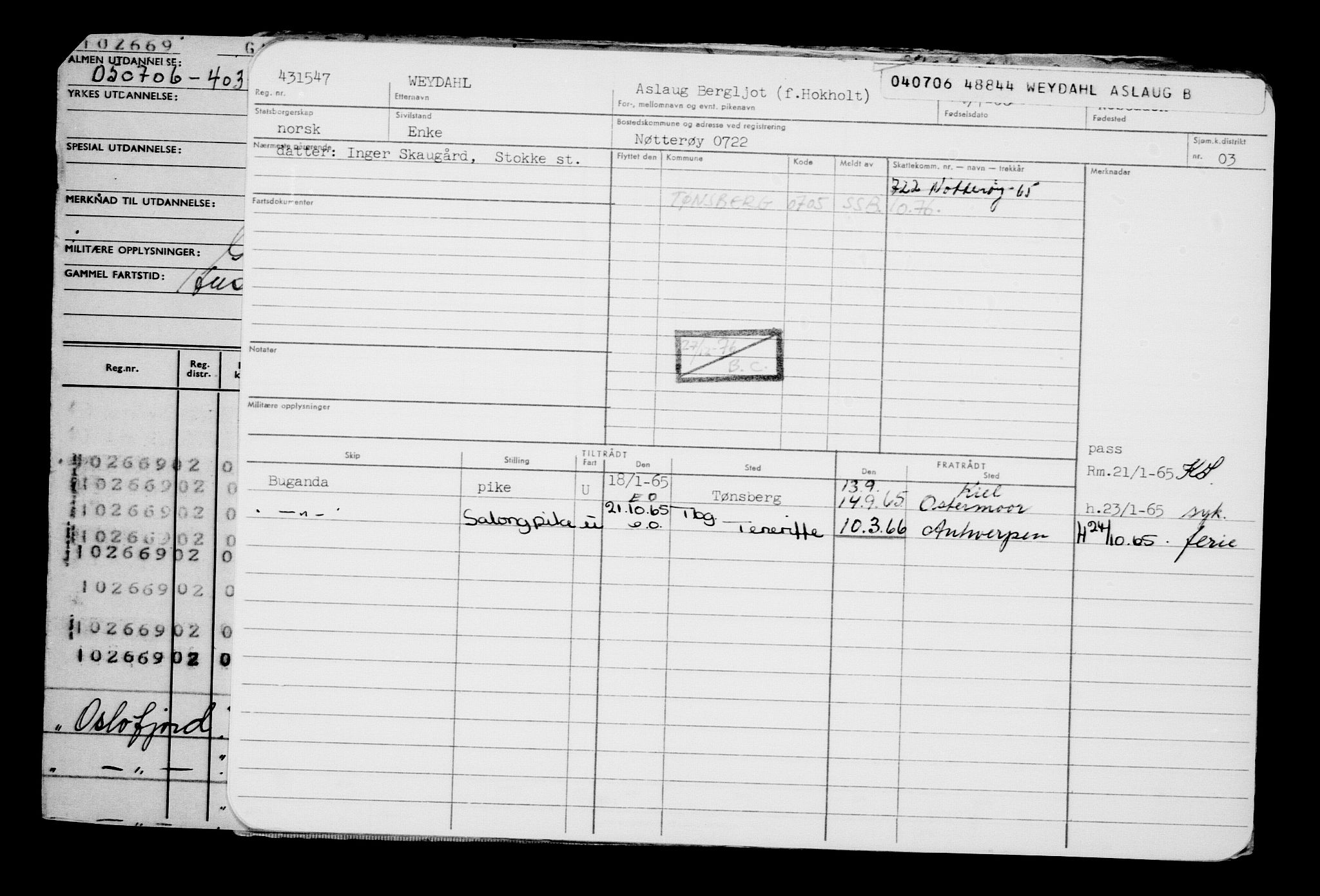 Direktoratet for sjømenn, AV/RA-S-3545/G/Gb/L0066: Hovedkort, 1906, s. 50