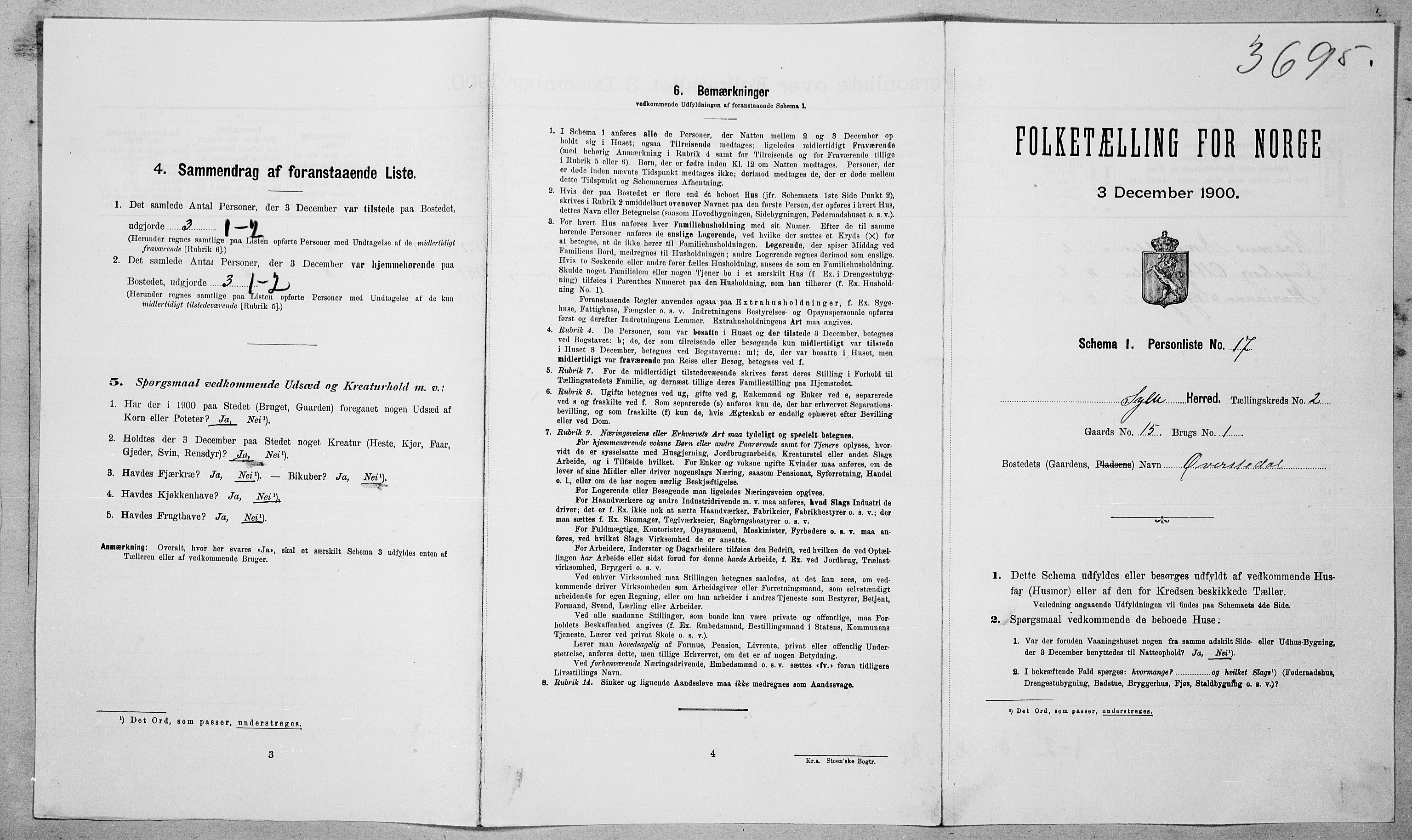 SAT, Folketelling 1900 for 1536 Sylte herred, 1900, s. 178