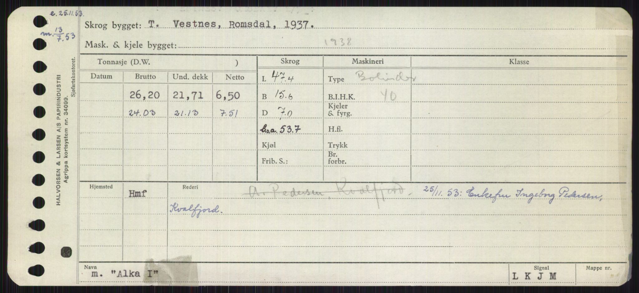 Sjøfartsdirektoratet med forløpere, Skipsmålingen, AV/RA-S-1627/H/Ha/L0001/0001: Fartøy, A-Eig / Fartøy A-Bjøn, s. 125