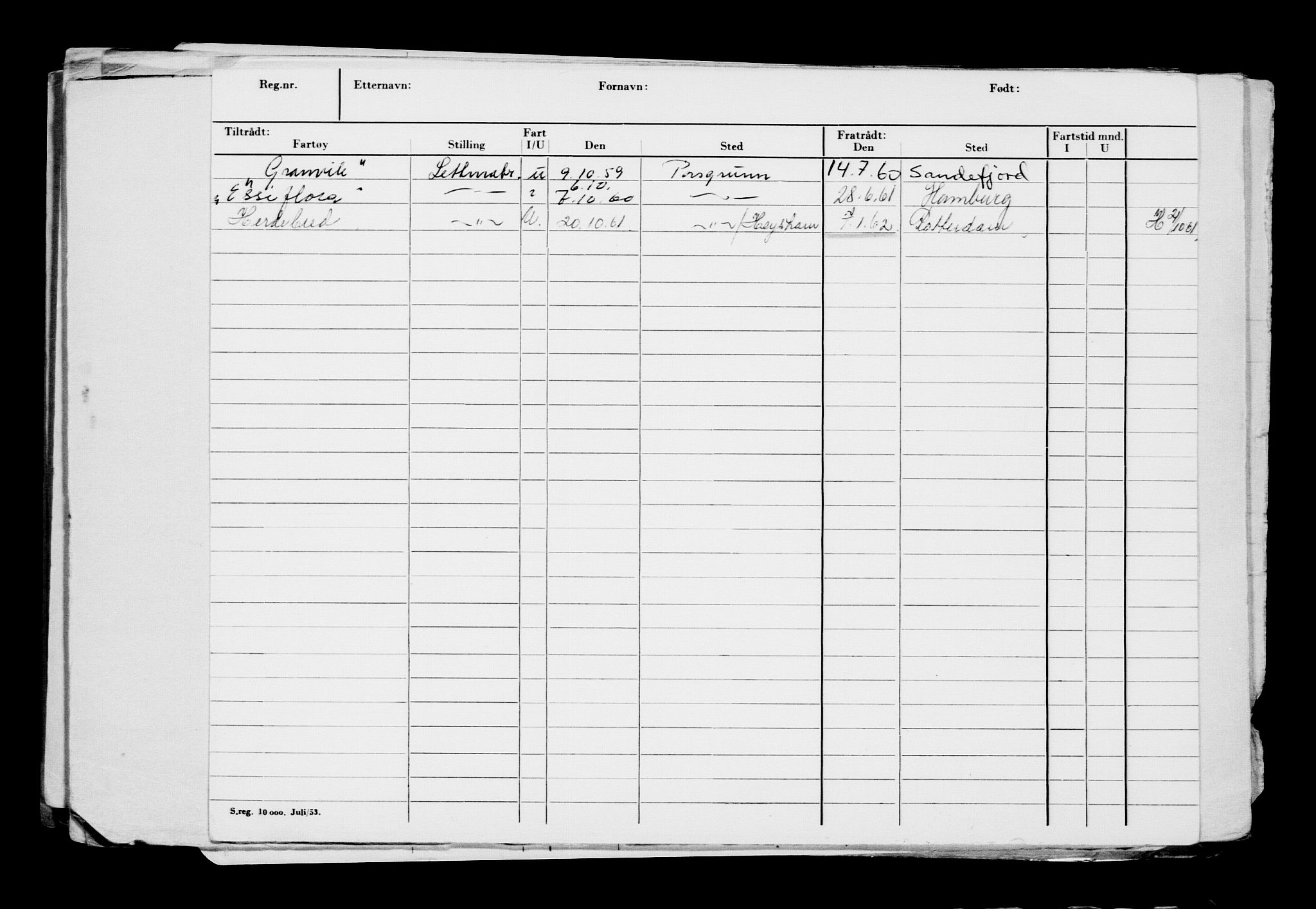 Direktoratet for sjømenn, AV/RA-S-3545/G/Gb/L0213: Hovedkort, 1922, s. 739