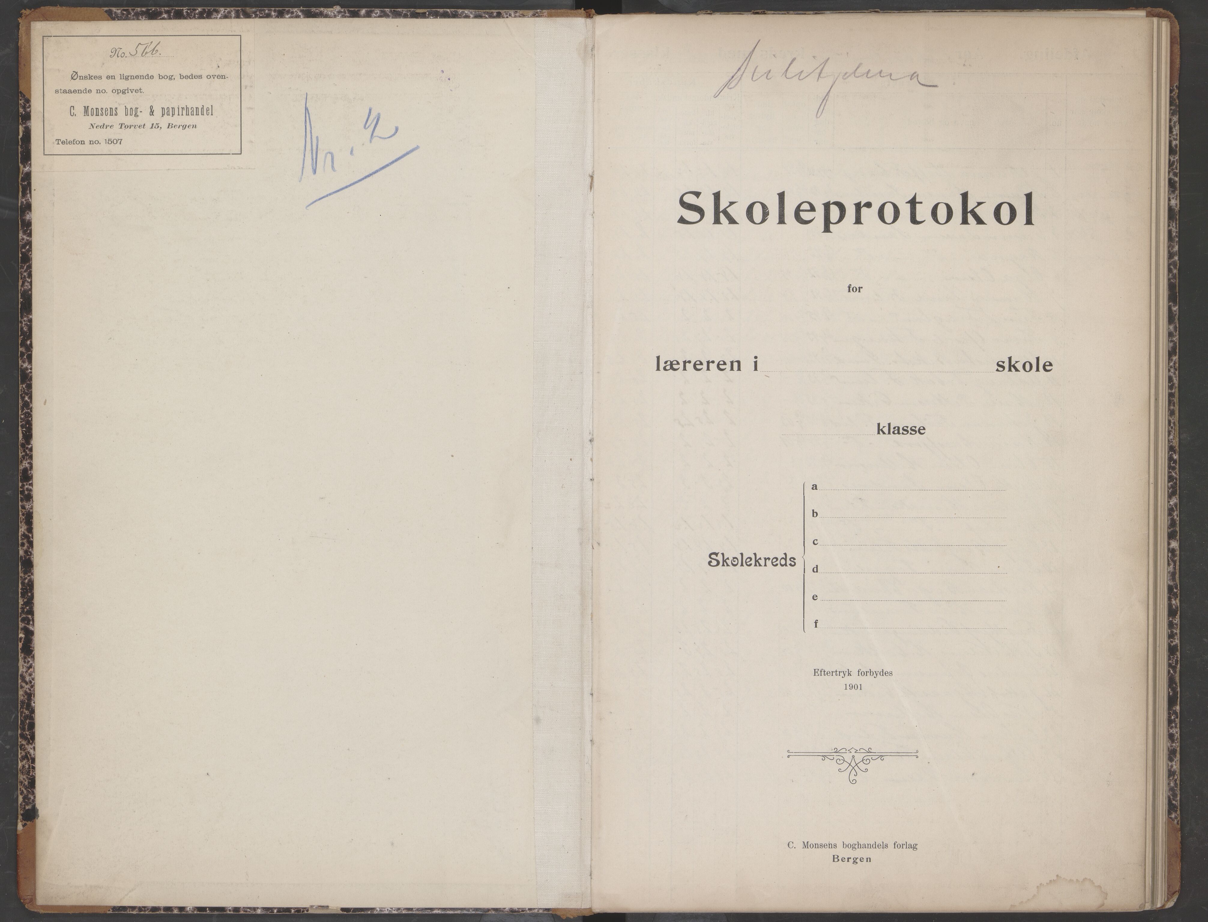 Fauske kommune. Skolestyret. Sulitjelma folkeskole, AIN/K-18410.510.01/F/Fa/L0003: Skoleprotokoll, 1906-1911