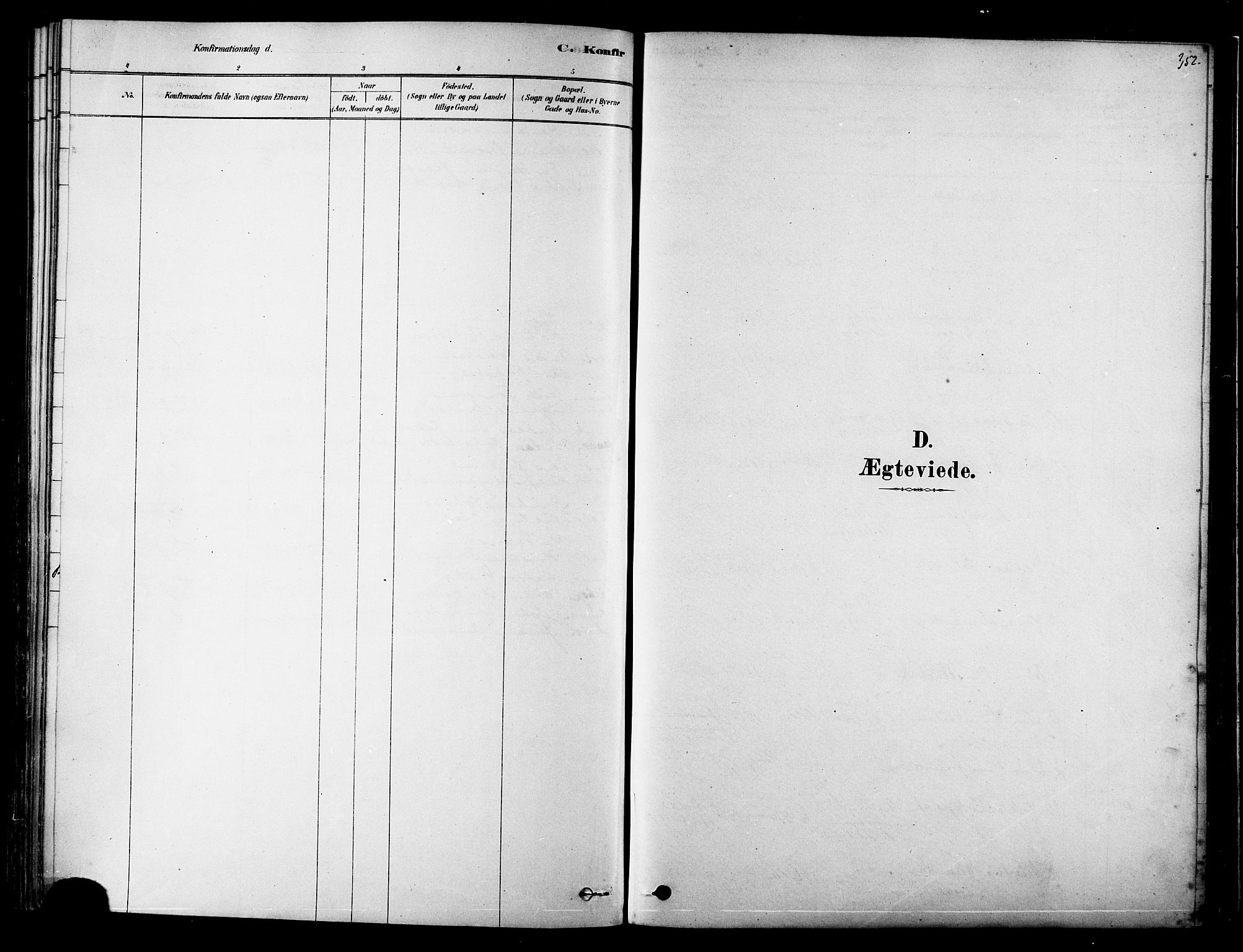 Ministerialprotokoller, klokkerbøker og fødselsregistre - Nordland, AV/SAT-A-1459/834/L0507: Ministerialbok nr. 834A05, 1878-1892, s. 352