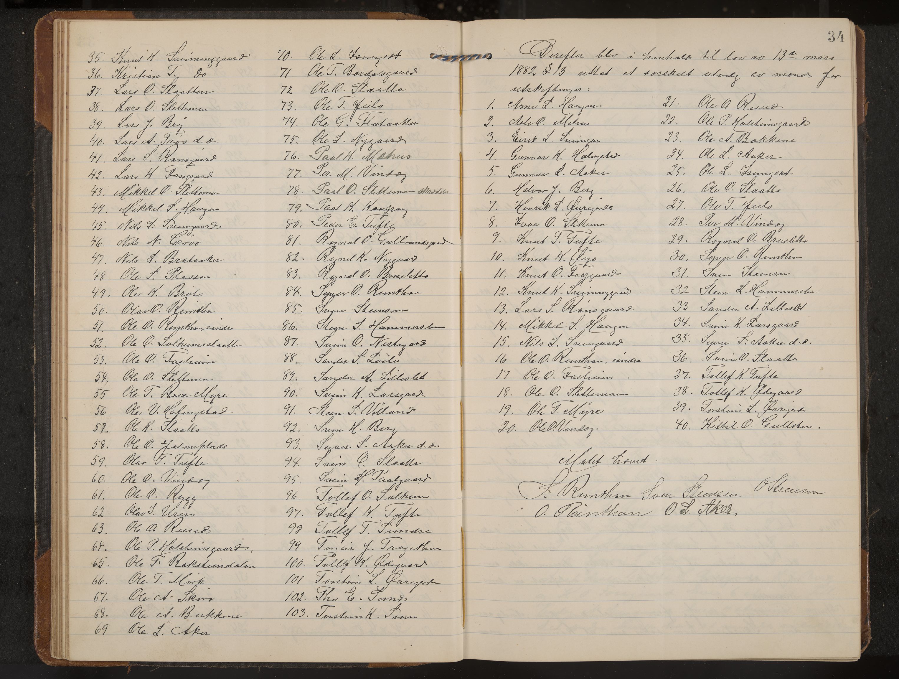 Hol formannskap og sentraladministrasjon, IKAK/0620021-1/A/L0006: Møtebok, 1916-1922, s. 34
