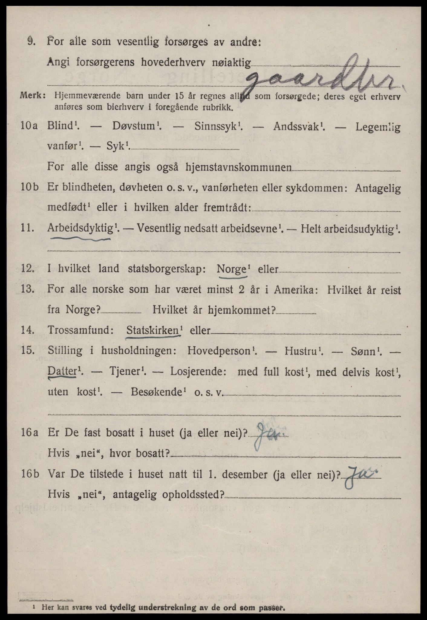 SAT, Folketelling 1920 for 1528 Sykkylven herred, 1920, s. 1098