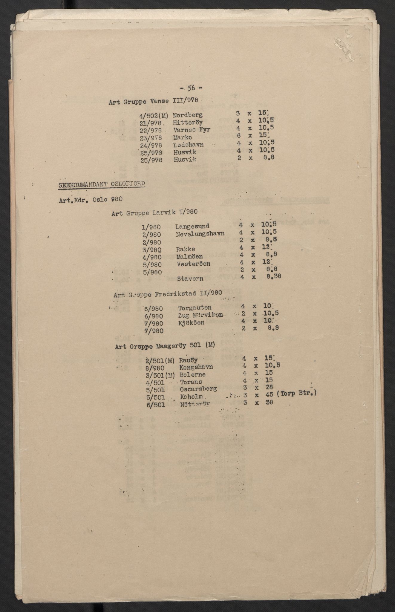 Forsvaret, Forsvarets krigshistoriske avdeling, RA/RAFA-2017/Y/Yg/L0215: II-C-11-2150-2152  -  Weserübung.  Angrepet på Norge., 1940-1945, s. 574