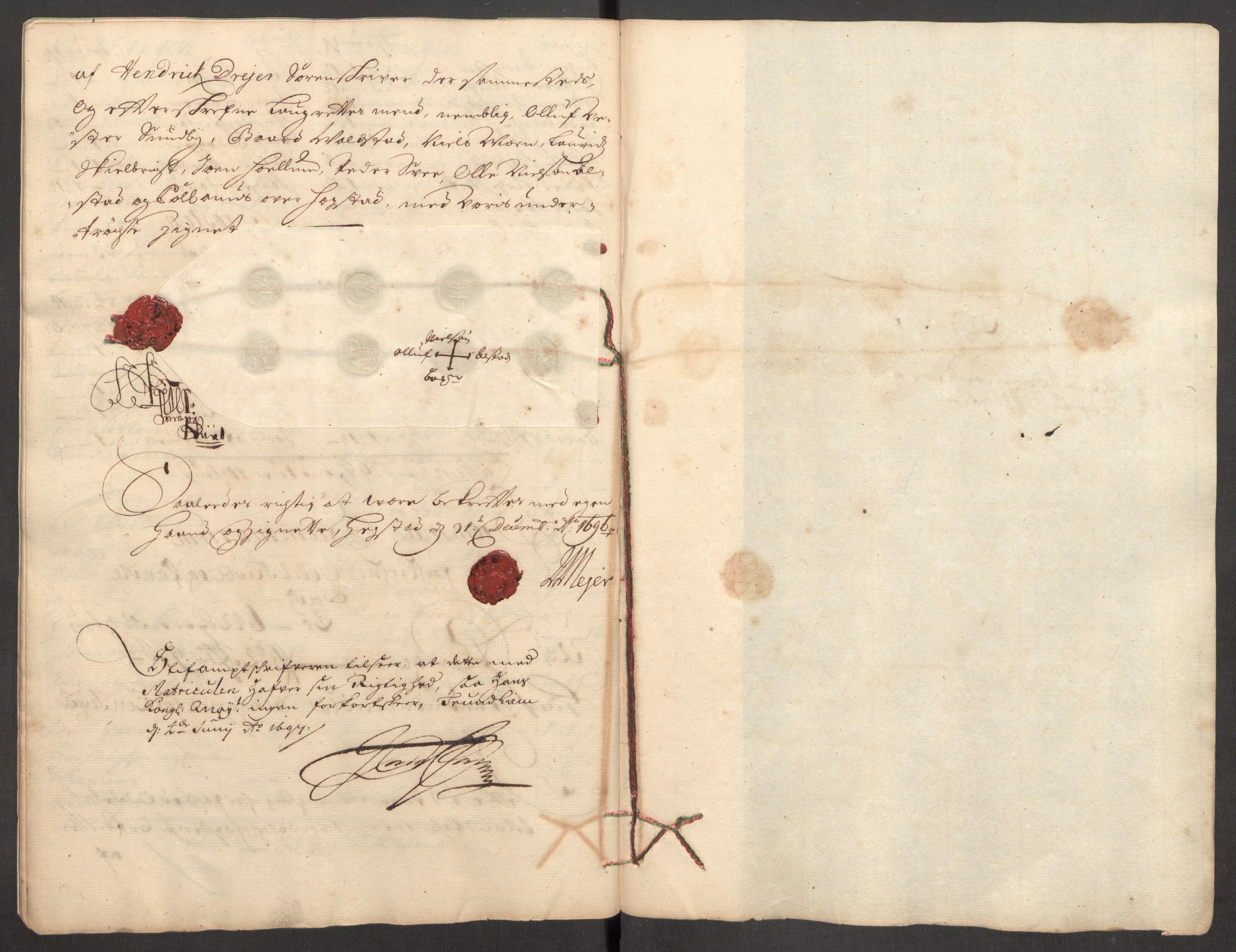 Rentekammeret inntil 1814, Reviderte regnskaper, Fogderegnskap, AV/RA-EA-4092/R62/L4188: Fogderegnskap Stjørdal og Verdal, 1696, s. 108