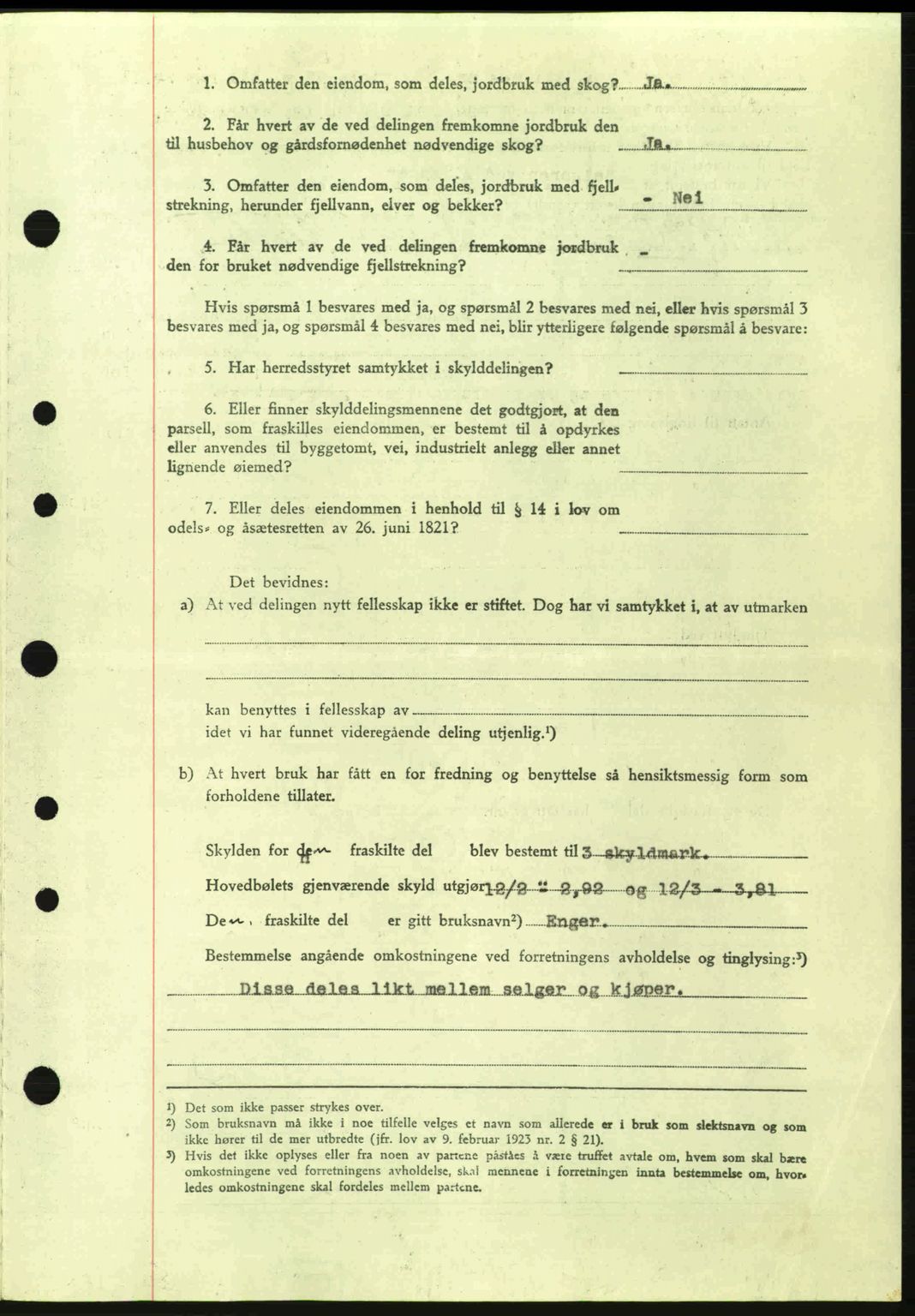 Idd og Marker sorenskriveri, AV/SAO-A-10283/G/Gb/Gbb/L0004: Pantebok nr. A4, 1940-1941, Dagboknr: 402/1941