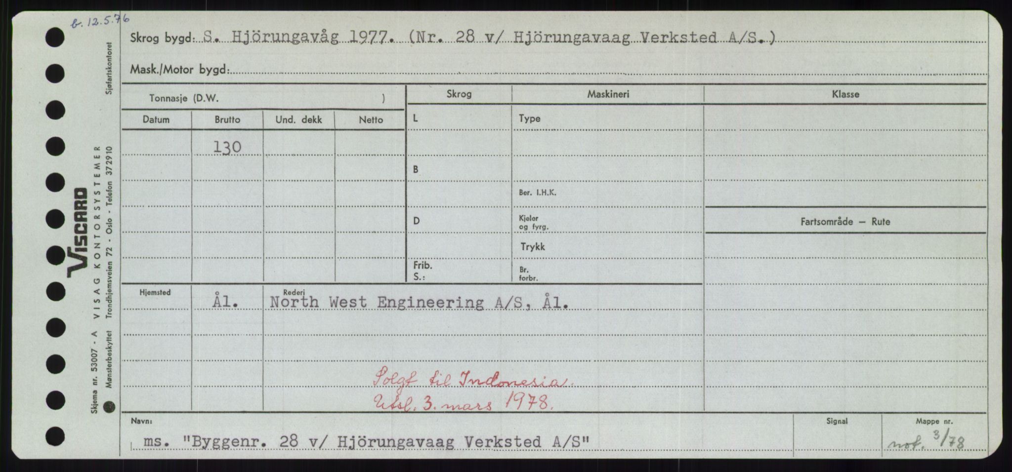 Sjøfartsdirektoratet med forløpere, Skipsmålingen, RA/S-1627/H/Hd/L0006: Fartøy, Byg-Båt, s. 349