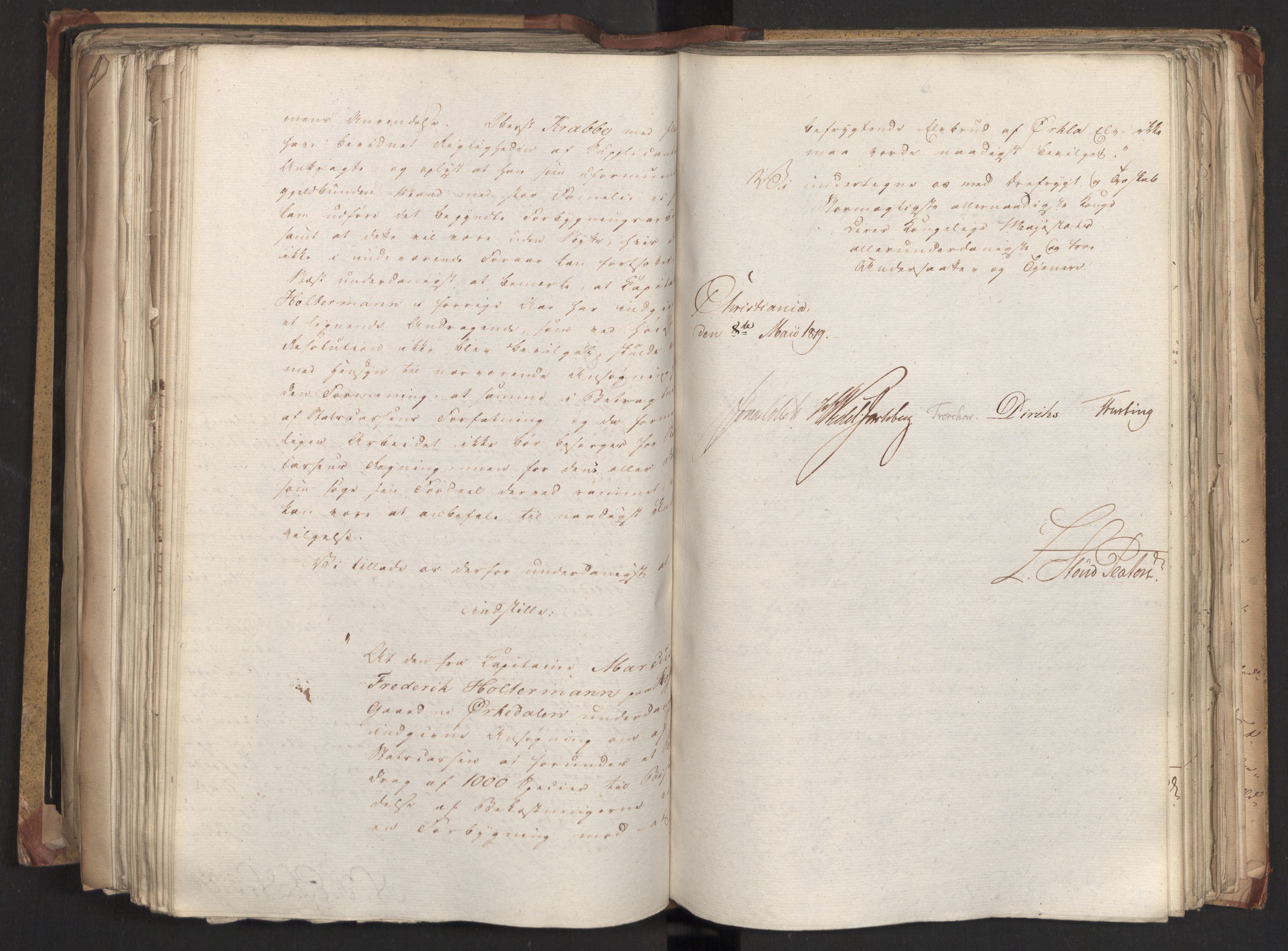 Statsrådsavdelingen i Stockholm, AV/RA-S-1003/D/Da/L0018: Regjeringsinnstillinger nr. 3599-3855, 1819, s. 403