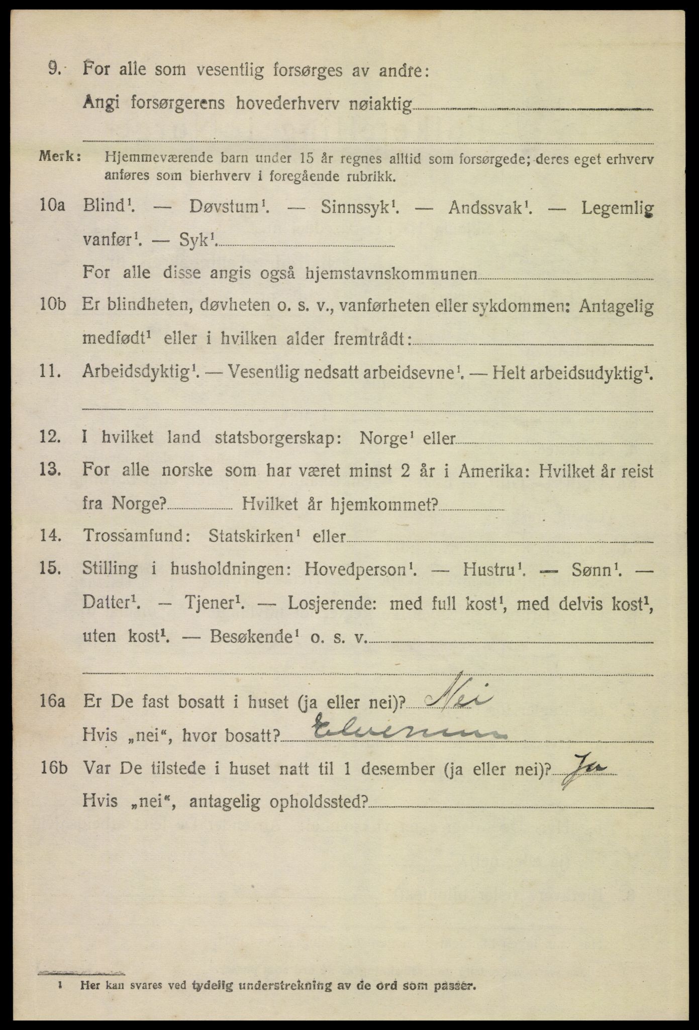 SAH, Folketelling 1920 for 0426 Våler herred, 1920, s. 3364