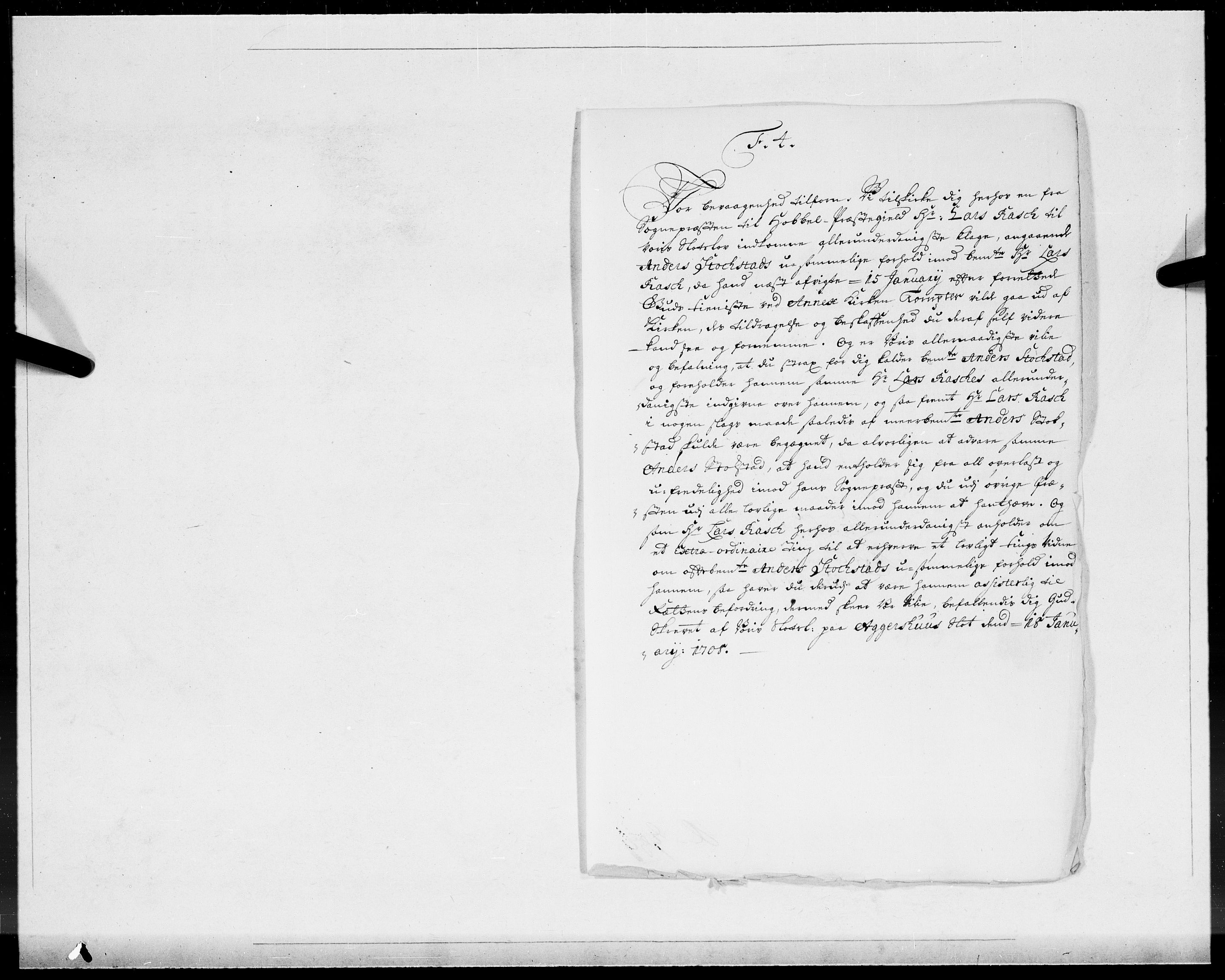 Danske Kanselli 1572-1799, AV/RA-EA-3023/F/Fc/Fcc/Fcca/L0066: Norske innlegg 1572-1799, 1708, s. 21