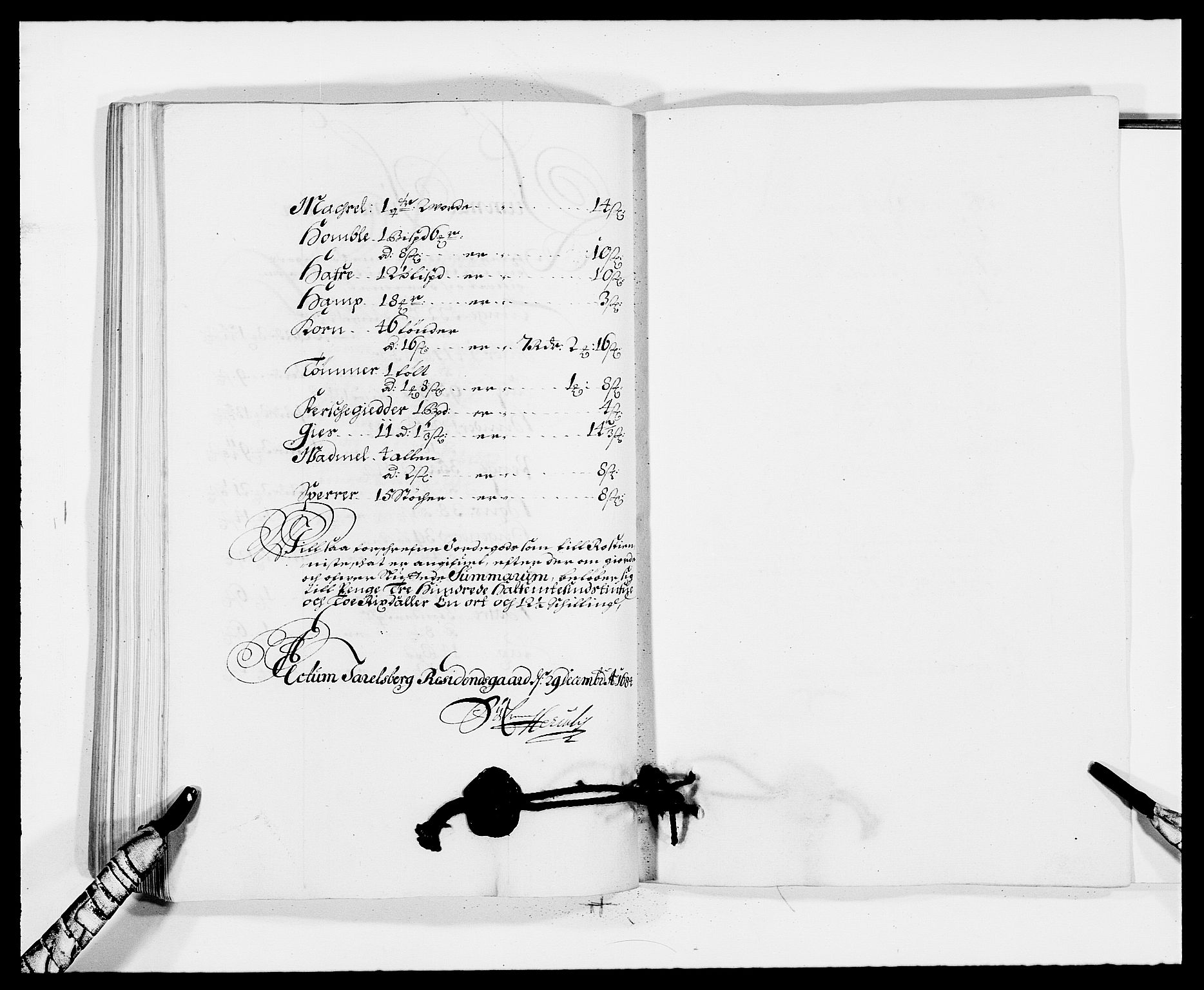 Rentekammeret inntil 1814, Reviderte regnskaper, Fogderegnskap, RA/EA-4092/R32/L1855: Fogderegnskap Jarlsberg grevskap, 1684, s. 89
