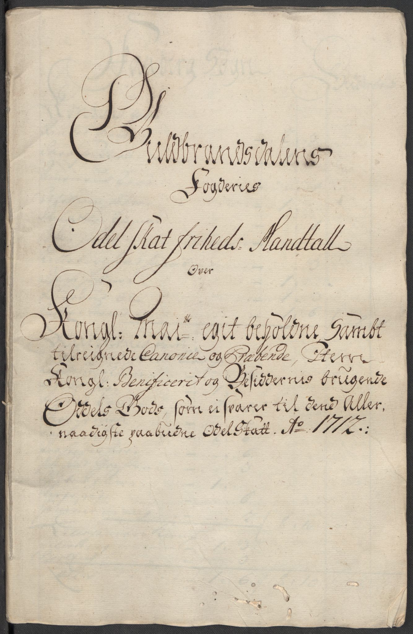 Rentekammeret inntil 1814, Reviderte regnskaper, Fogderegnskap, RA/EA-4092/R17/L1181: Fogderegnskap Gudbrandsdal, 1712, s. 171
