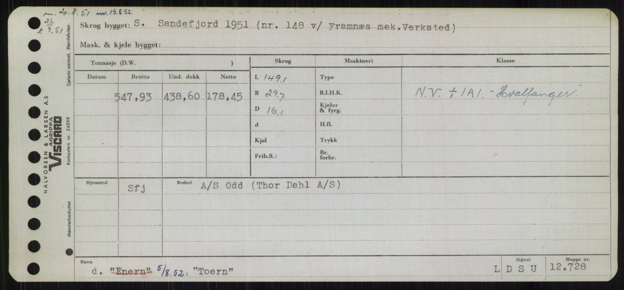 Sjøfartsdirektoratet med forløpere, Skipsmålingen, AV/RA-S-1627/H/Hb/L0005: Fartøy, T-Å, s. 173