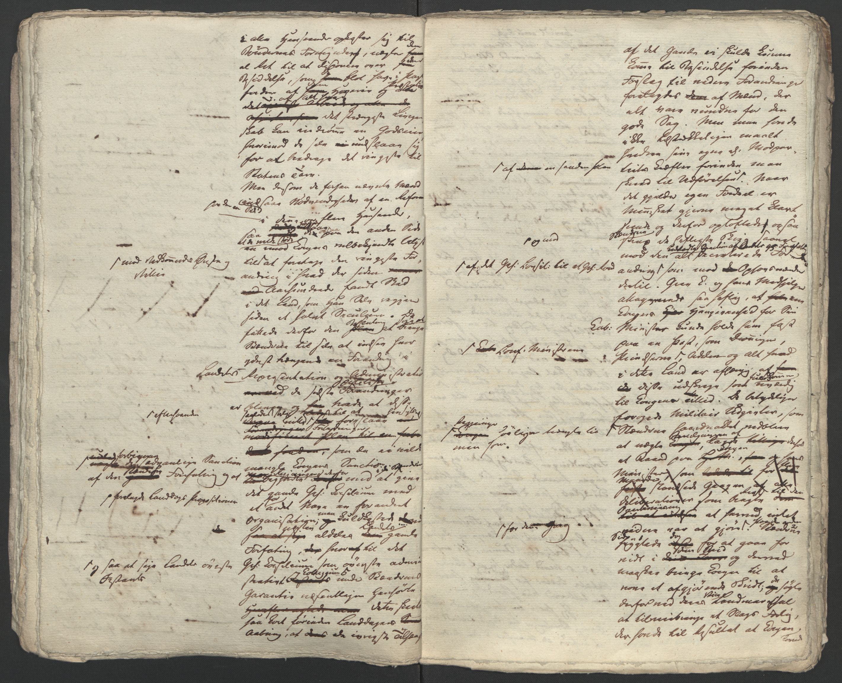 Faye, Andreas, AV/RA-PA-0015/F/Fh/L0026/0004: -- / Geheime-legationsraad Irgens-Berghs breve i consept 1817-1827, s. 18