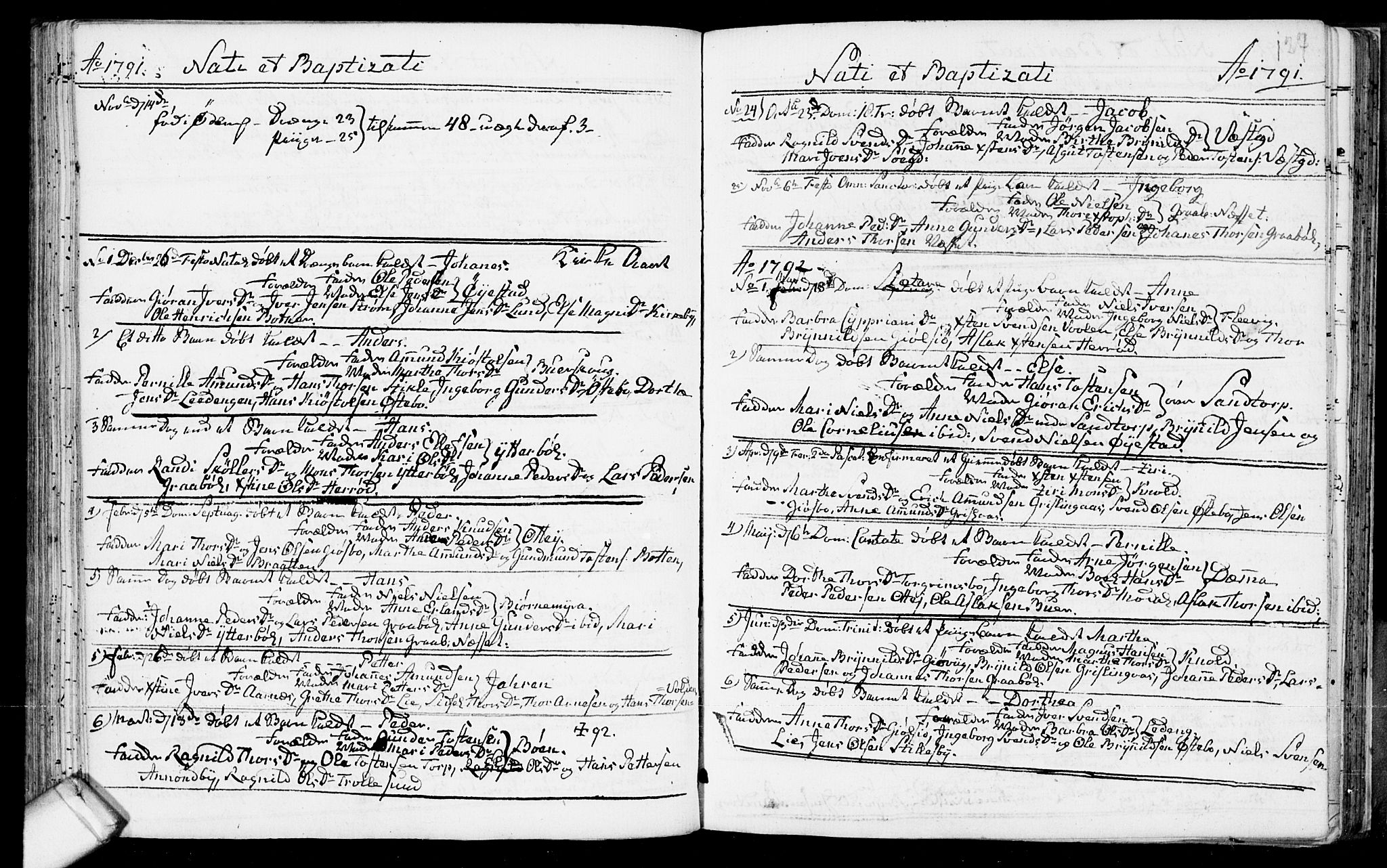 Aremark prestekontor Kirkebøker, AV/SAO-A-10899/F/Fb/L0002: Ministerialbok nr.  II 2, 1745-1795, s. 127